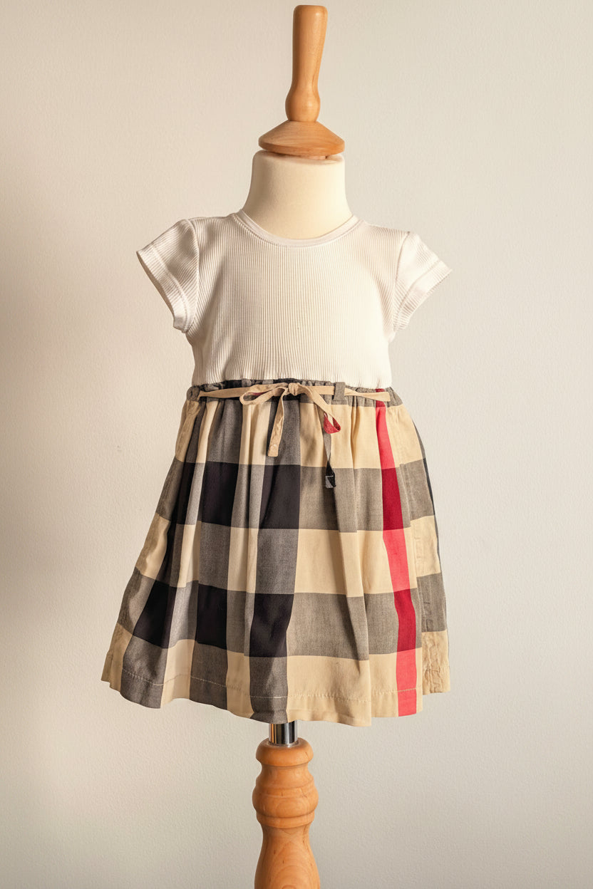 Robe Burberry body intégré - 12 mois