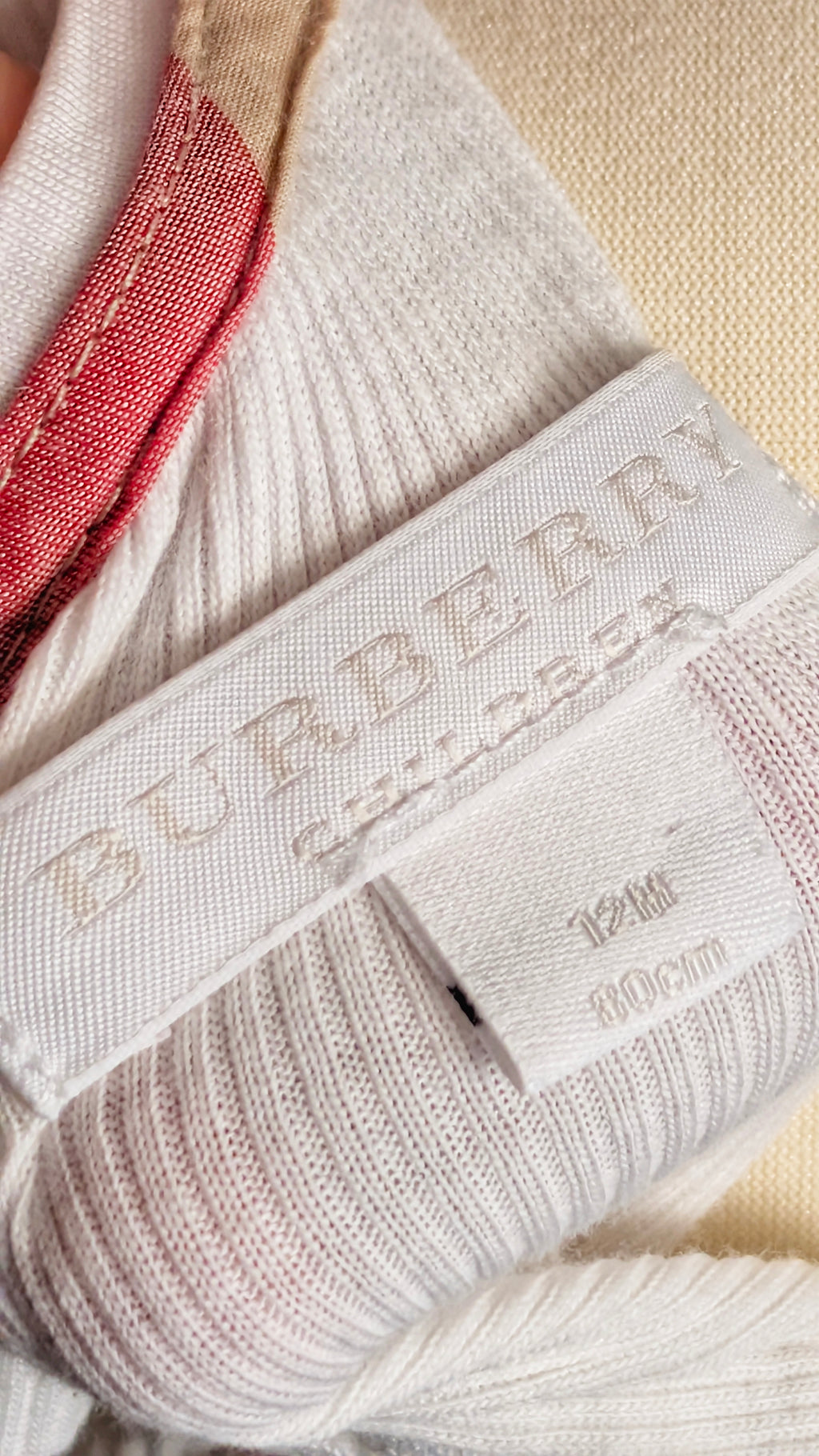 Robe Burberry body intégré - 12 mois