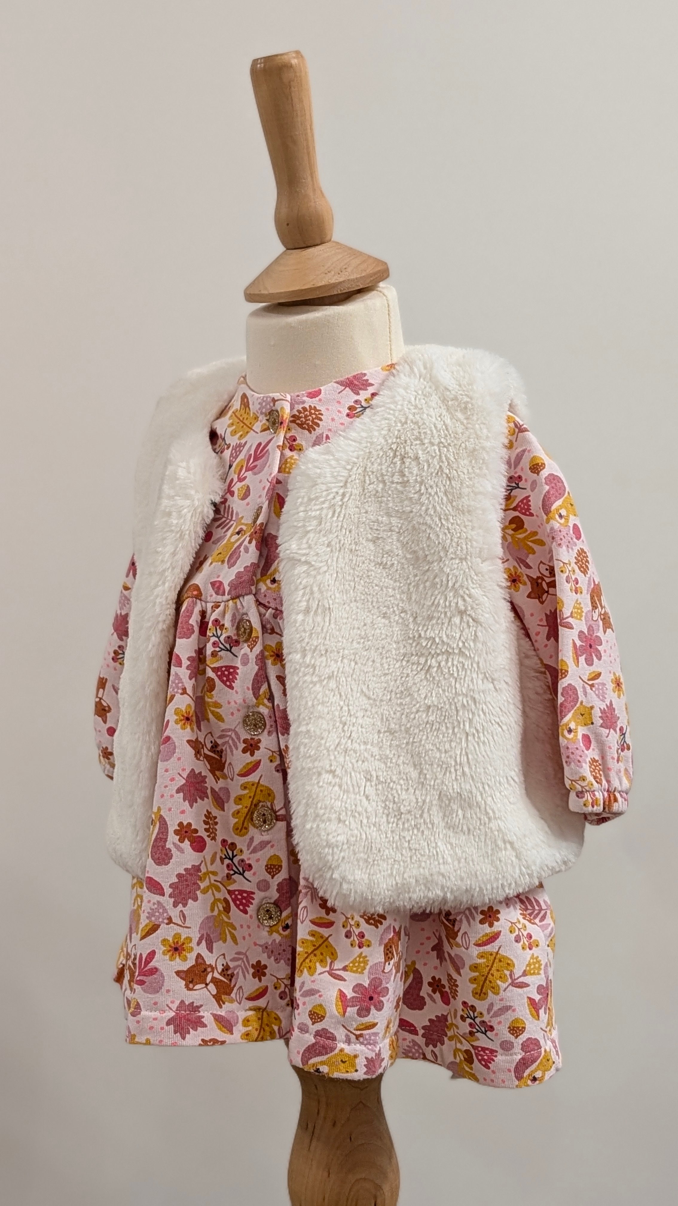 Ensemble Robe et gilet DPAM - 3 mois