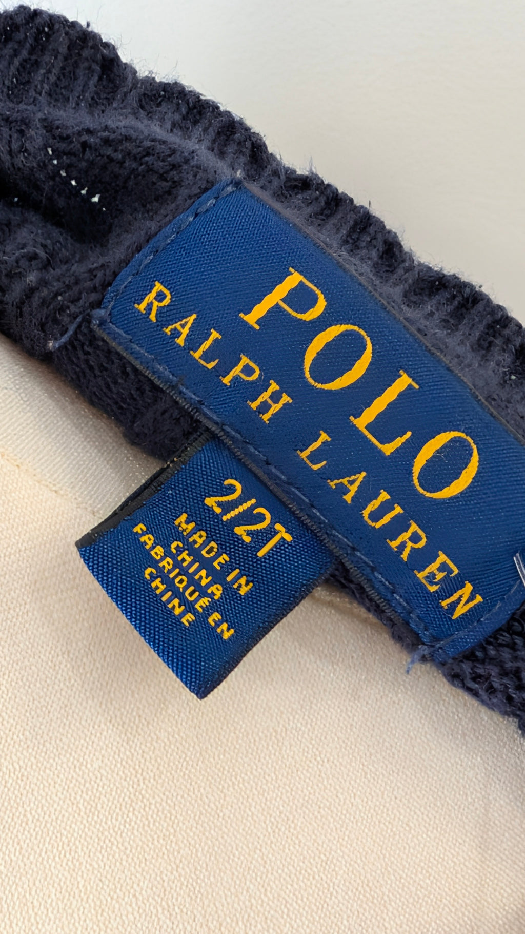 Gilet Ralph Lauren bleu marine - 2ans