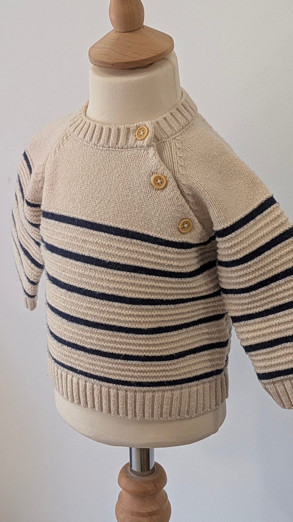 Pull marinière Bout'chou - 6 Mois
