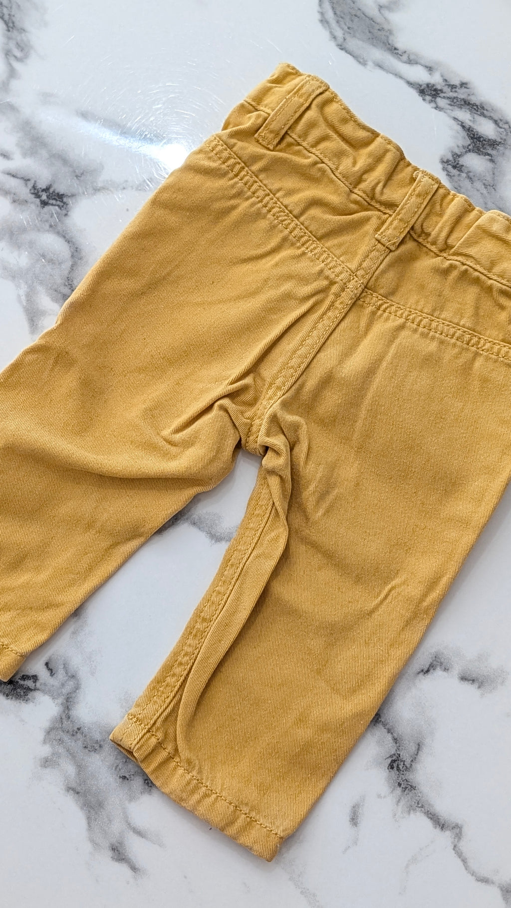 Jeans jaune Pat et Ripaton - 3 Mois