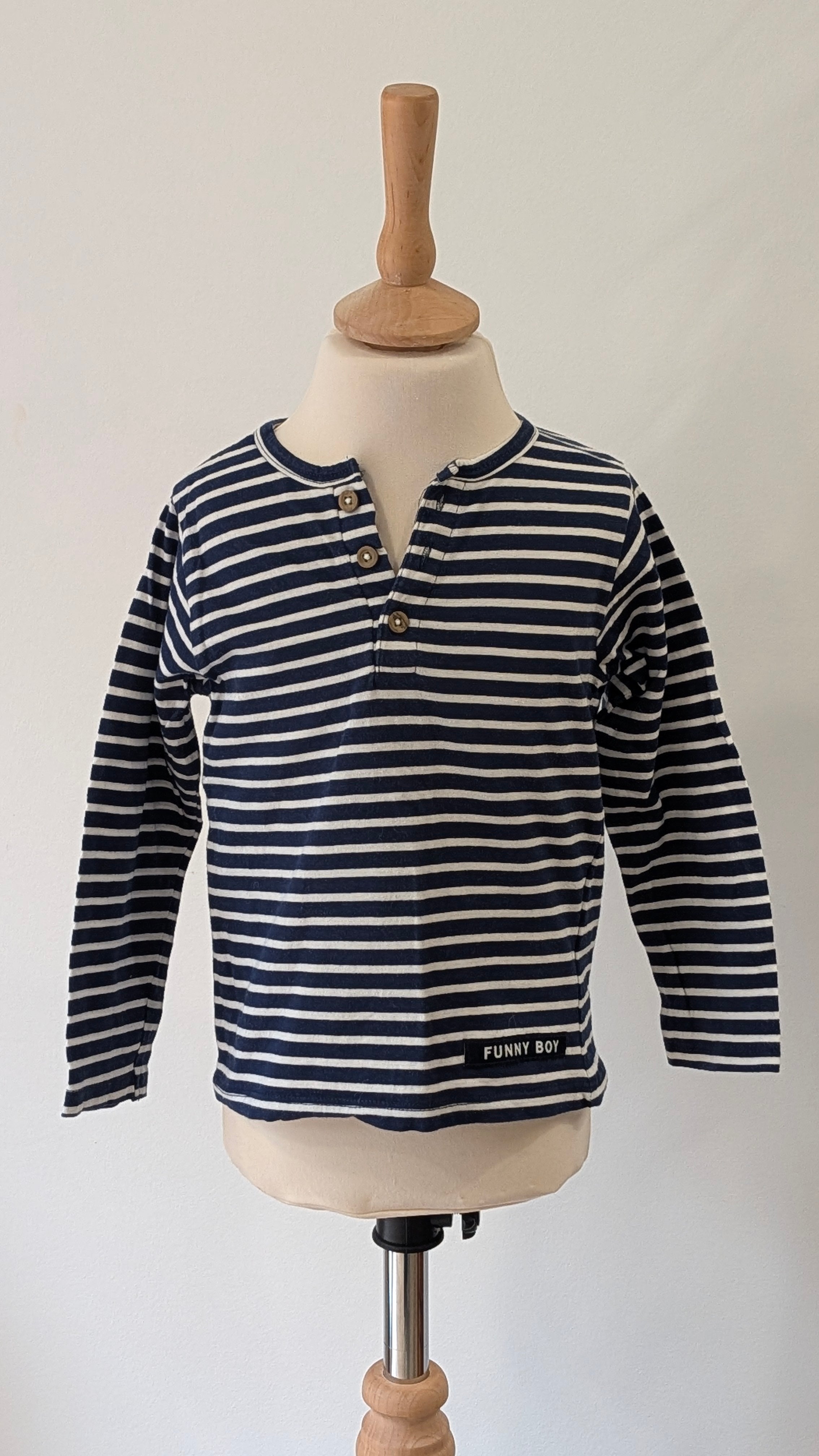 Tee shirt Grain de blé marinière - 24 Mois