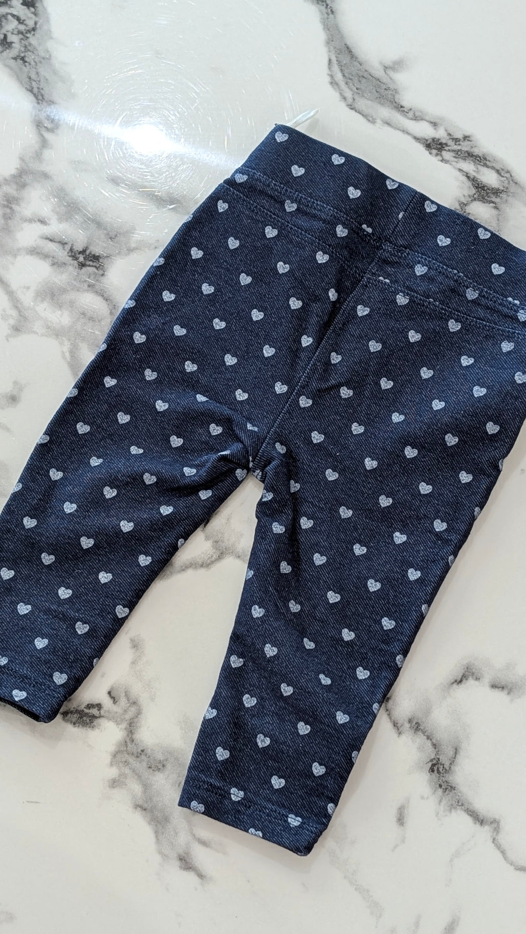 Pantalon stretch coeur - 3 Mois