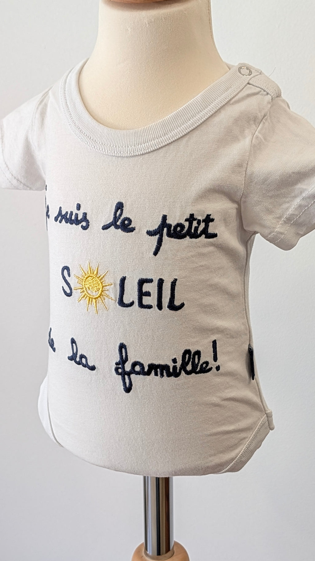 Body Coton Blanc - 6 mois