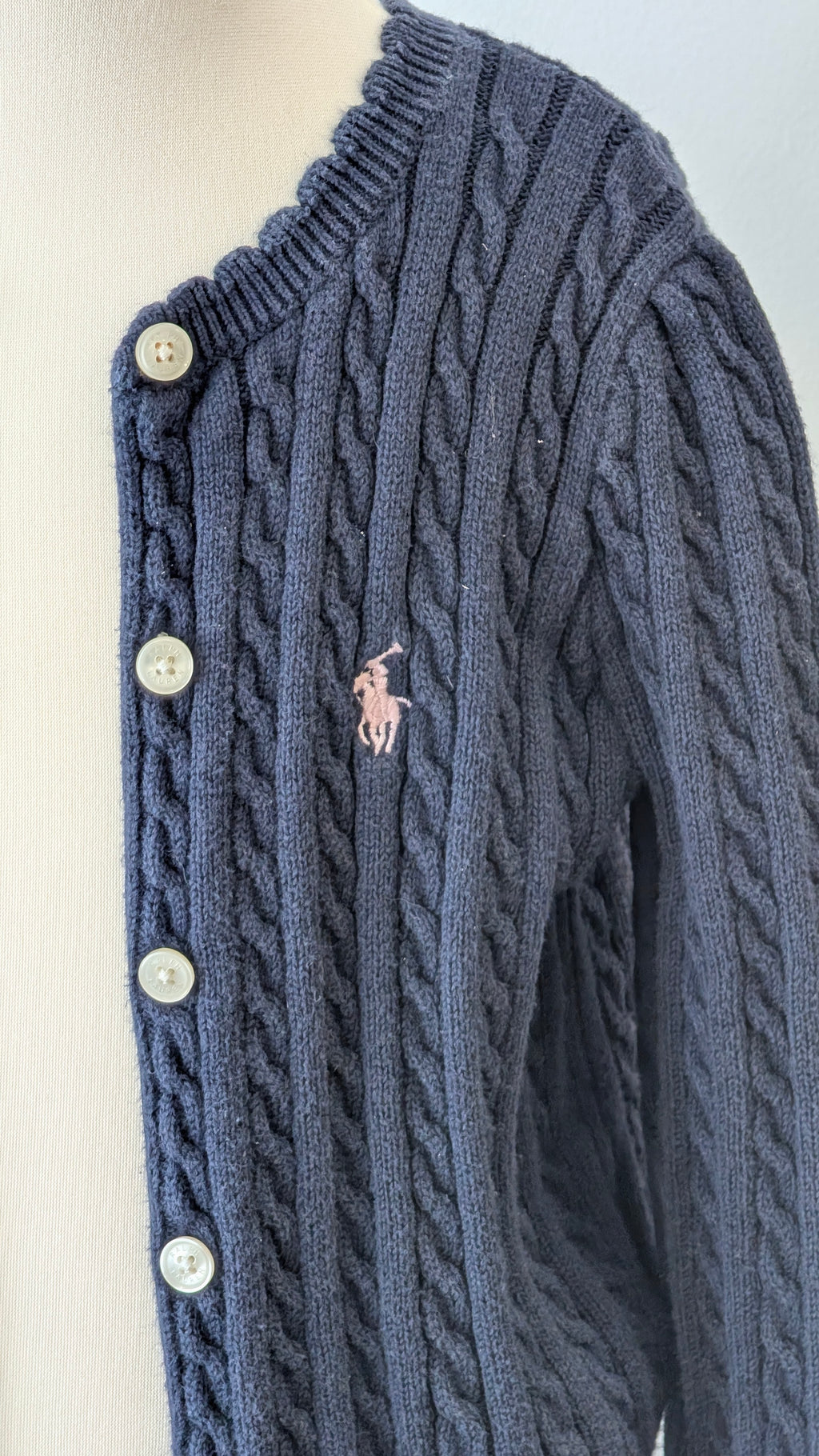 Gilet Ralph Lauren bleu marine - 2ans