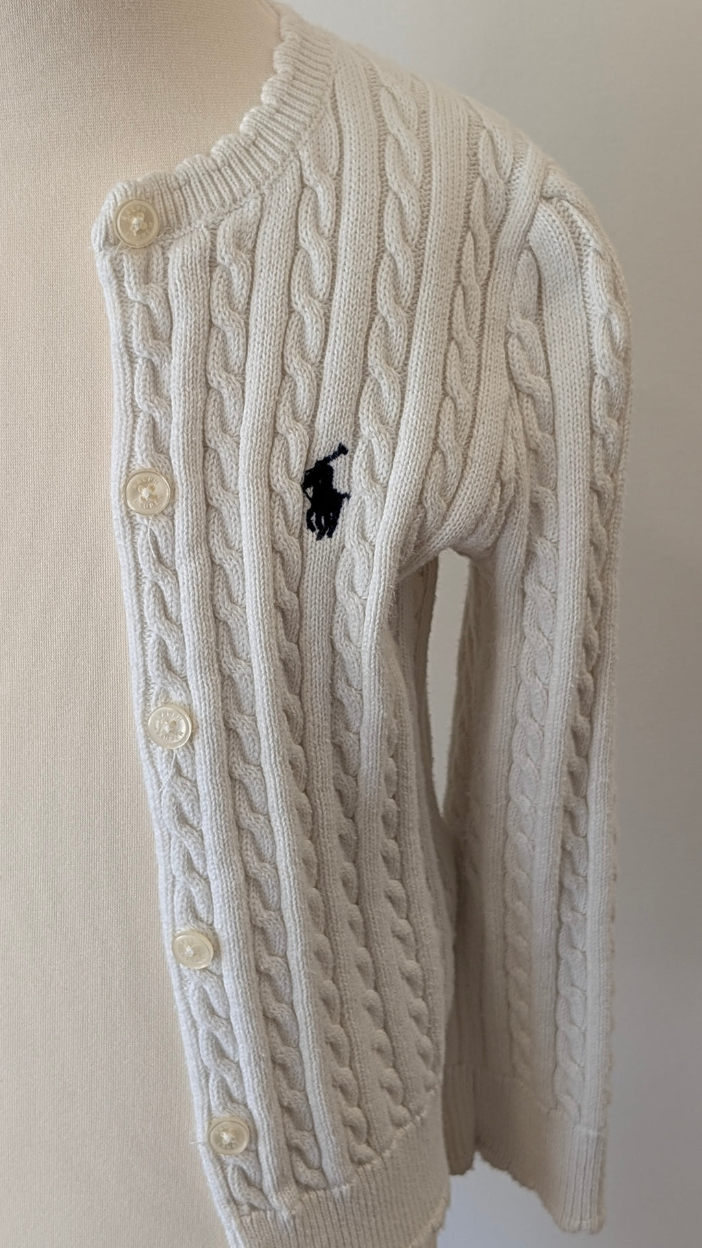 Gilet Ralph Lauren blanc - 2ans