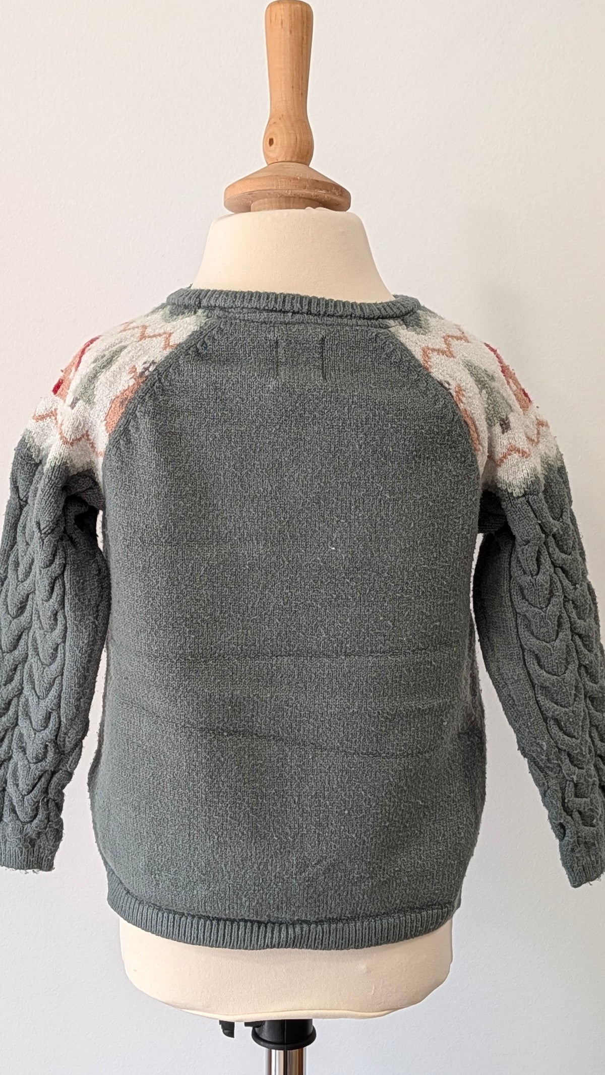 Pull Noël C&A vert - 24 Mois