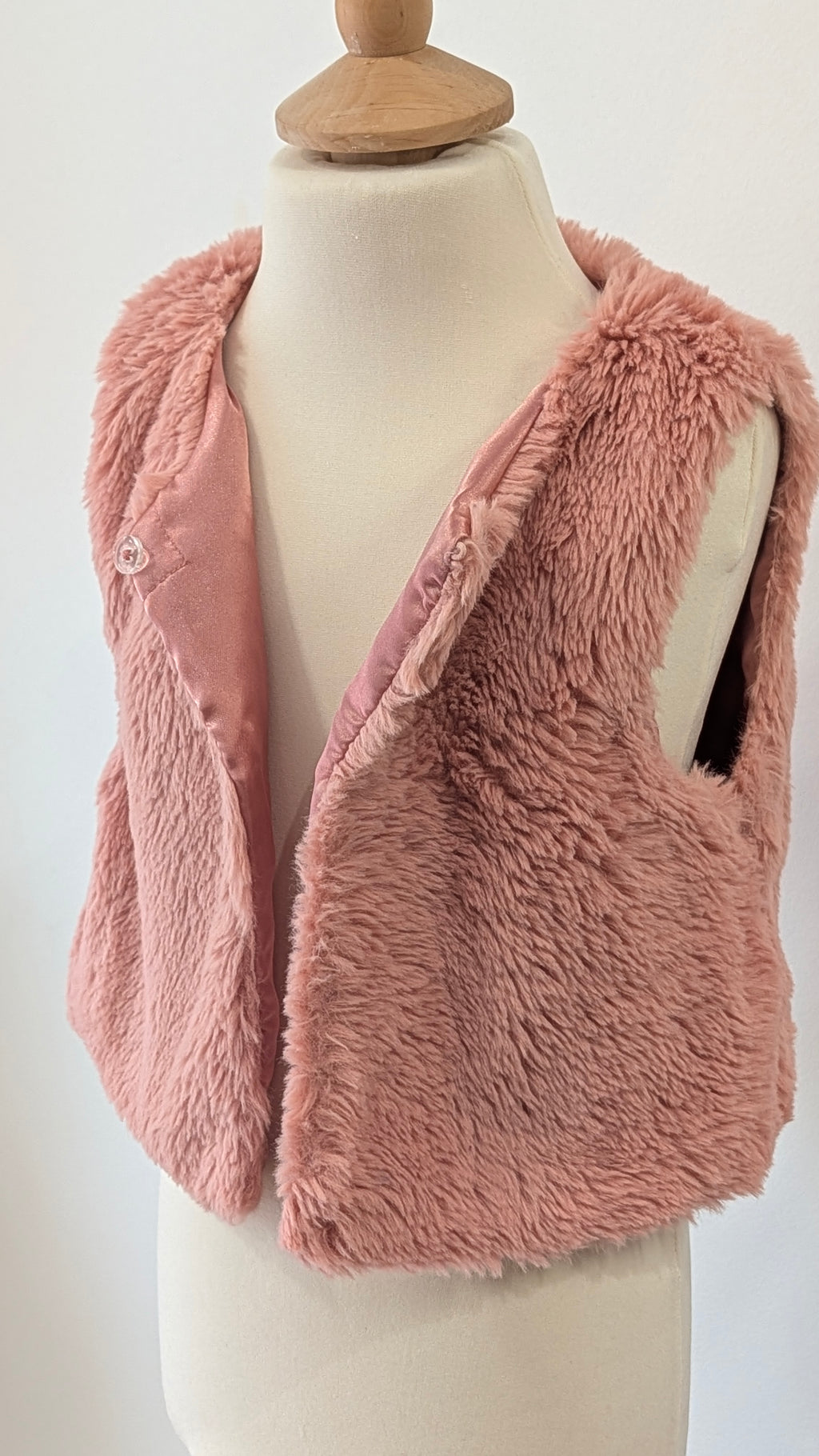 Gilet Moumoute rose C&A - 36 Mois