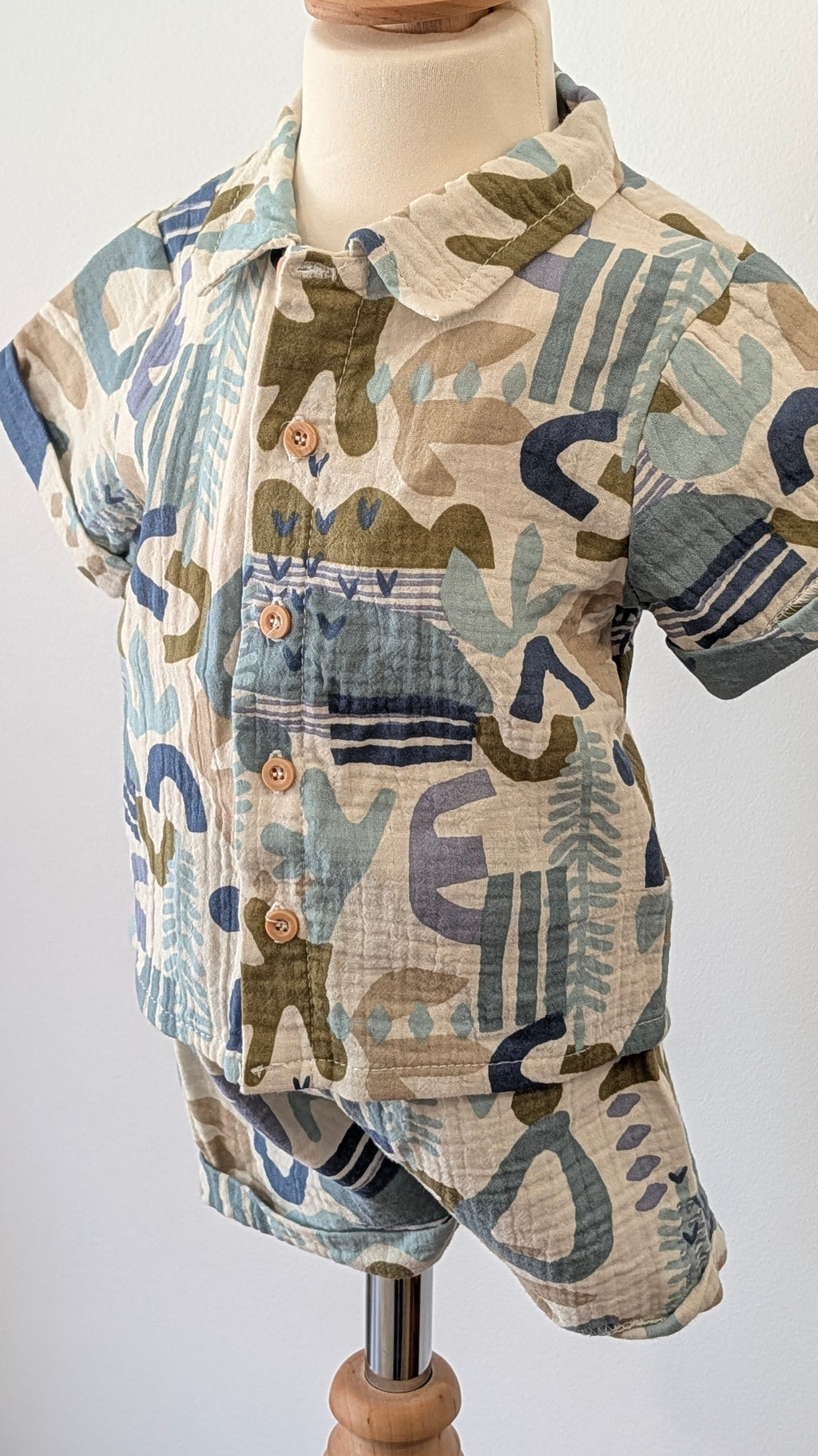 Ensemble Gaze de coton - 6 mois