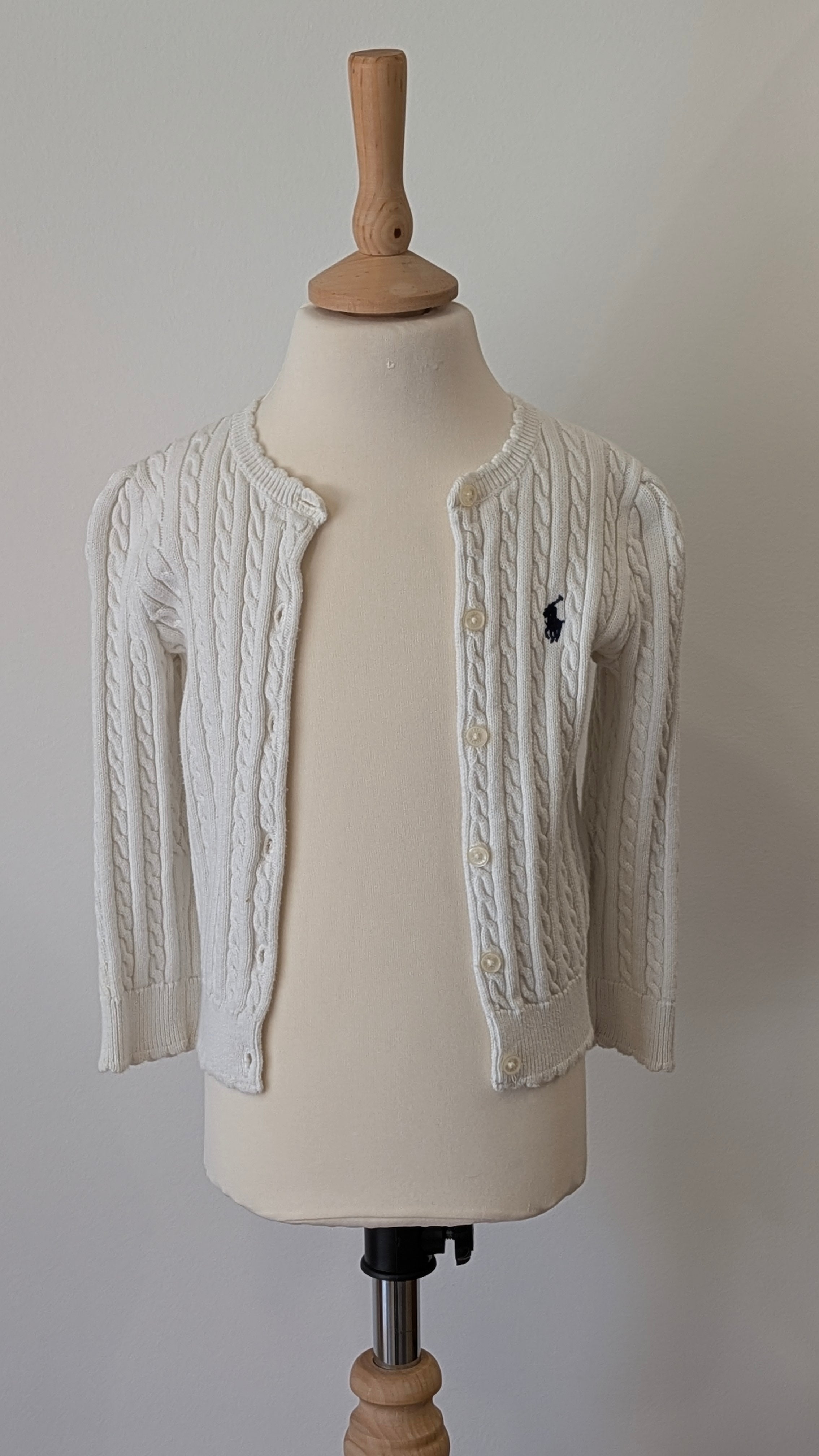 Gilet Ralph Lauren blanc - 2ans