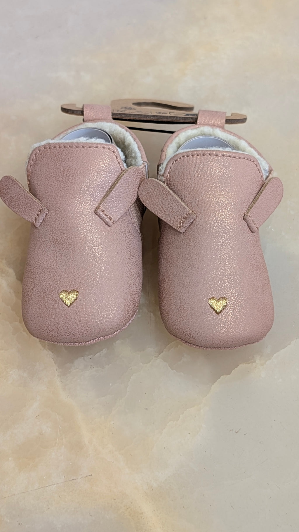 Chaussons Kiabi rose - 3 Mois