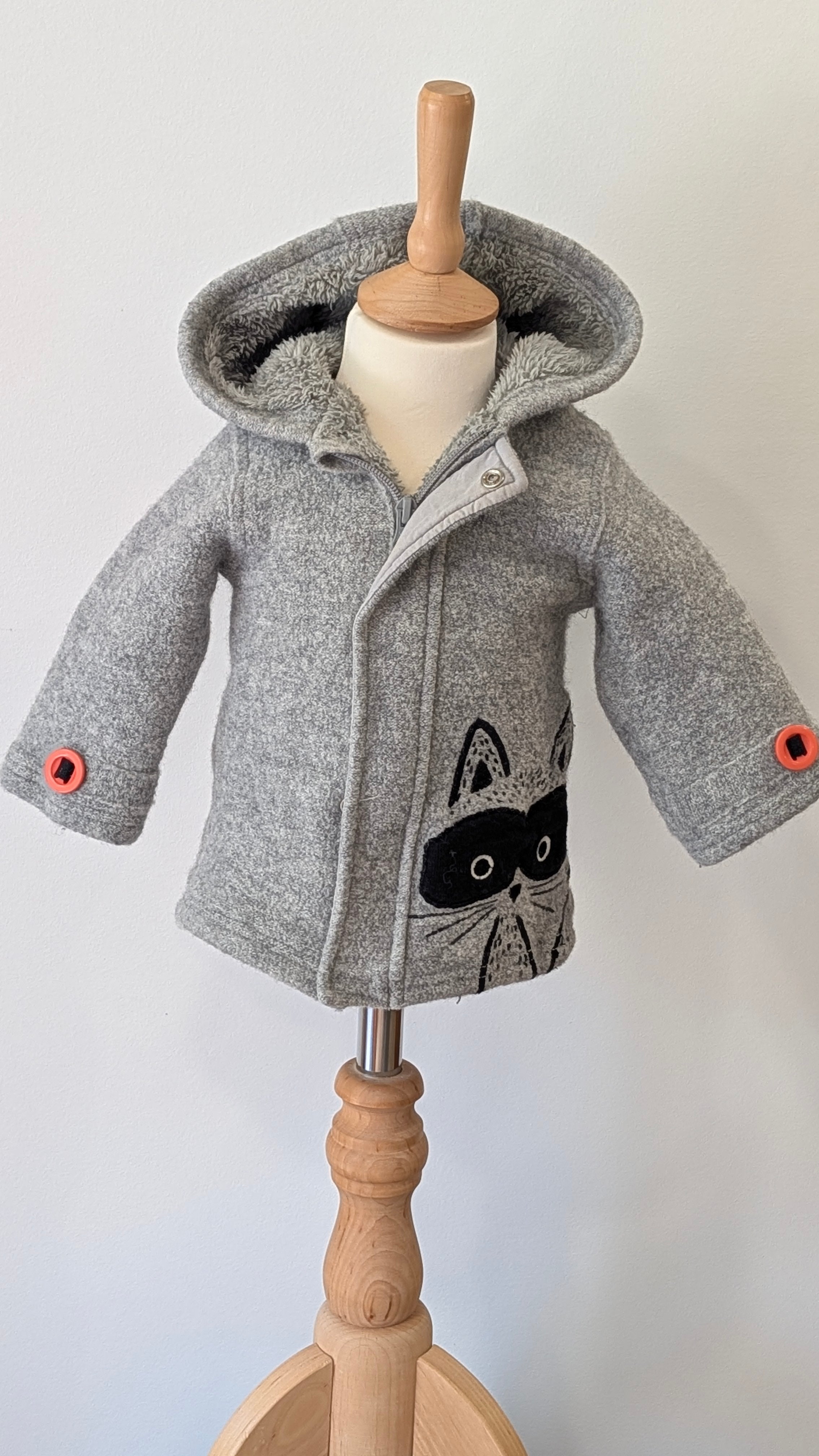 Veste Du Pareil au Même grise - 6 Mois