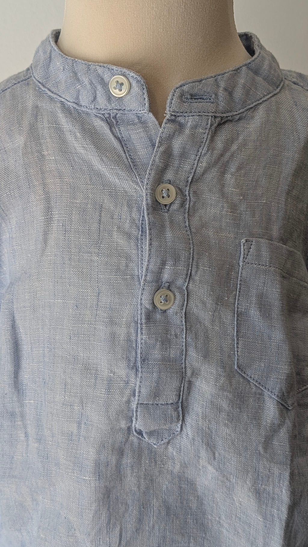 Chemise lin Bout'Chou - 12 Mois