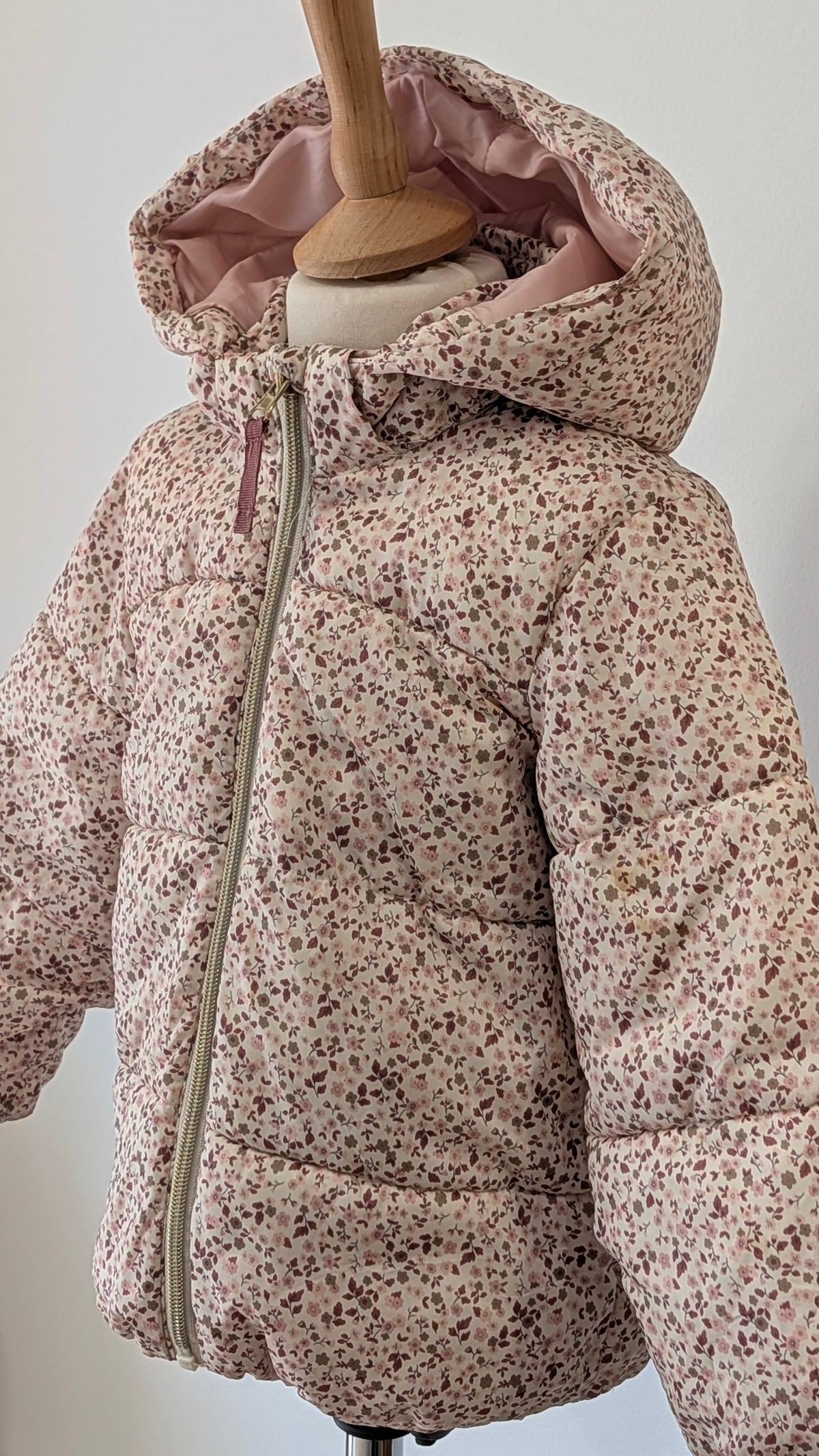 Doudoune H&M fleurs - 24 Mois