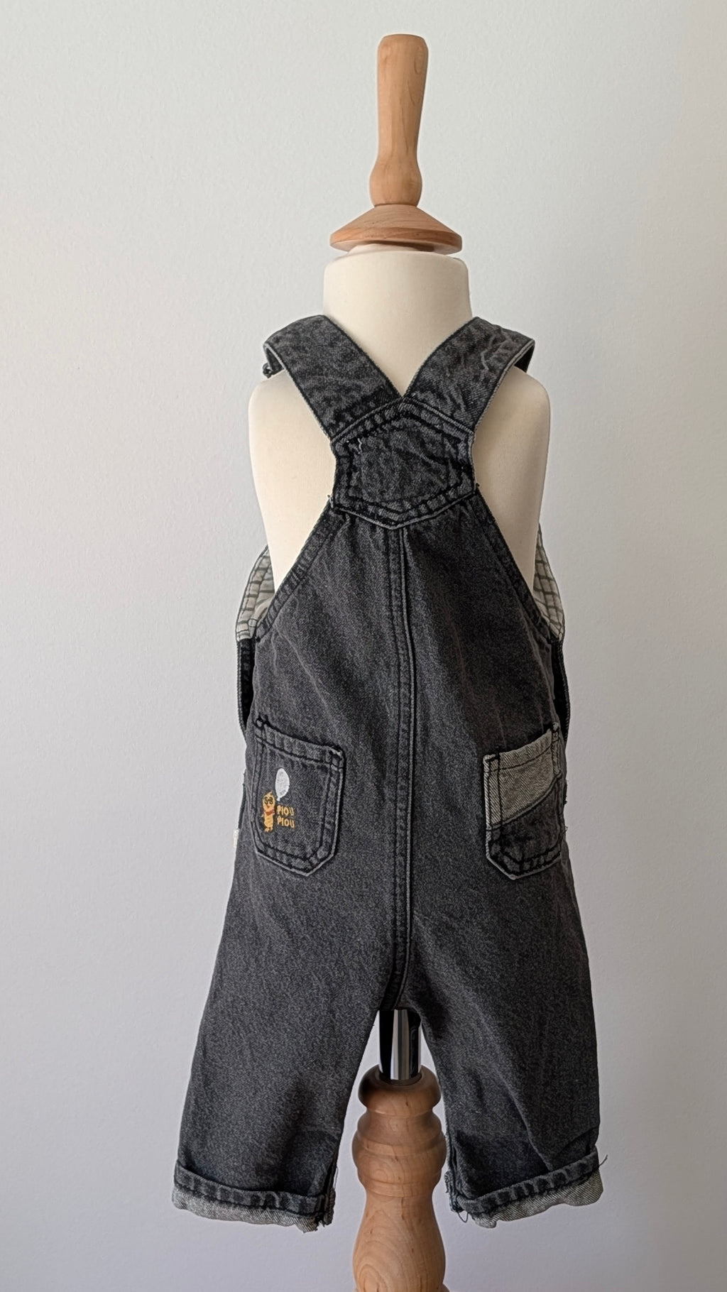 Salopette jeans gris Sergent Major - 9 mois