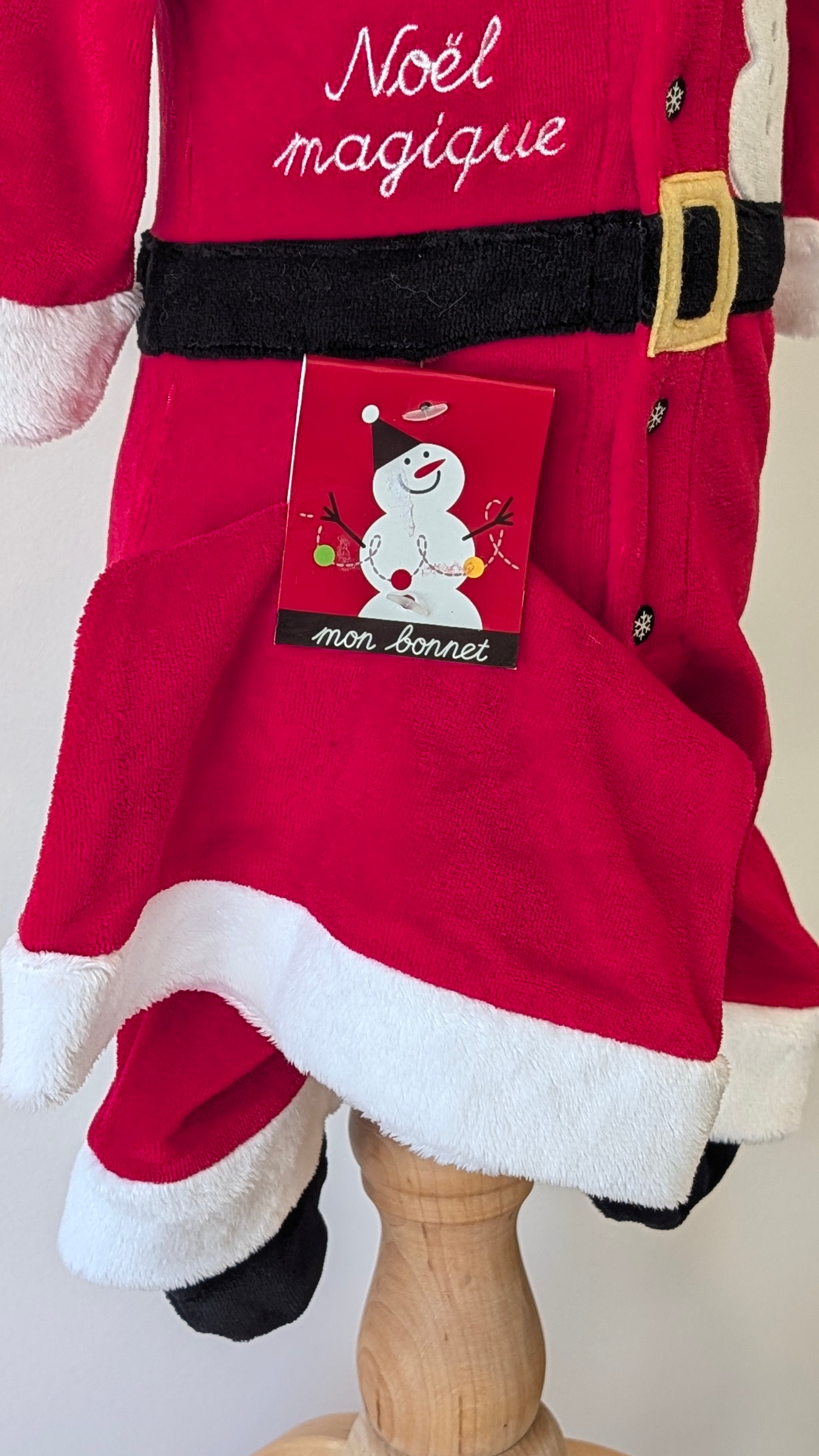 Costume Noël avec bonnet - 3 Mois