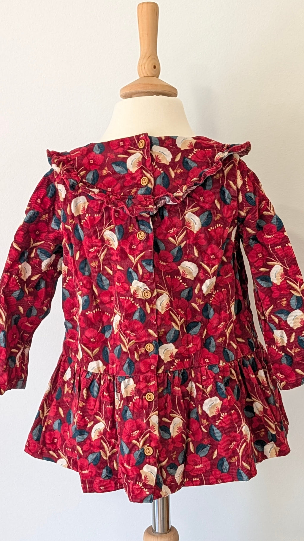 Robe Sergent Major rouge - 24 Mois