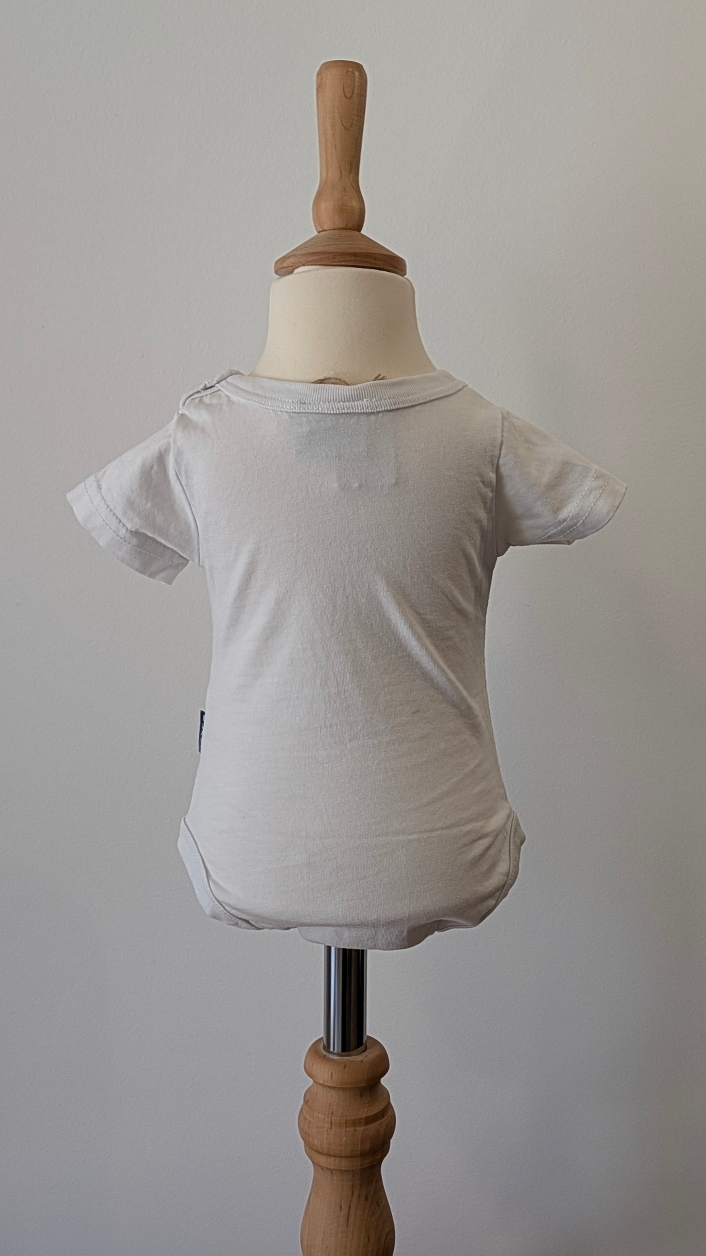 Body Coton Blanc - 6 mois