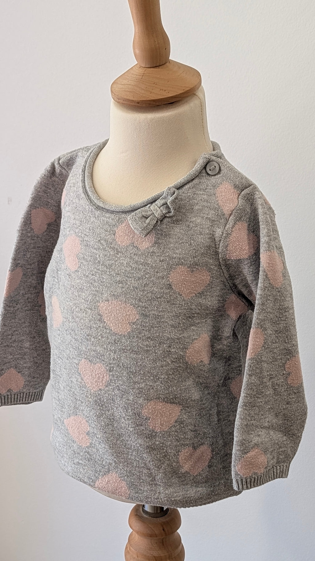 Pull coeur H&M - 6 Mois