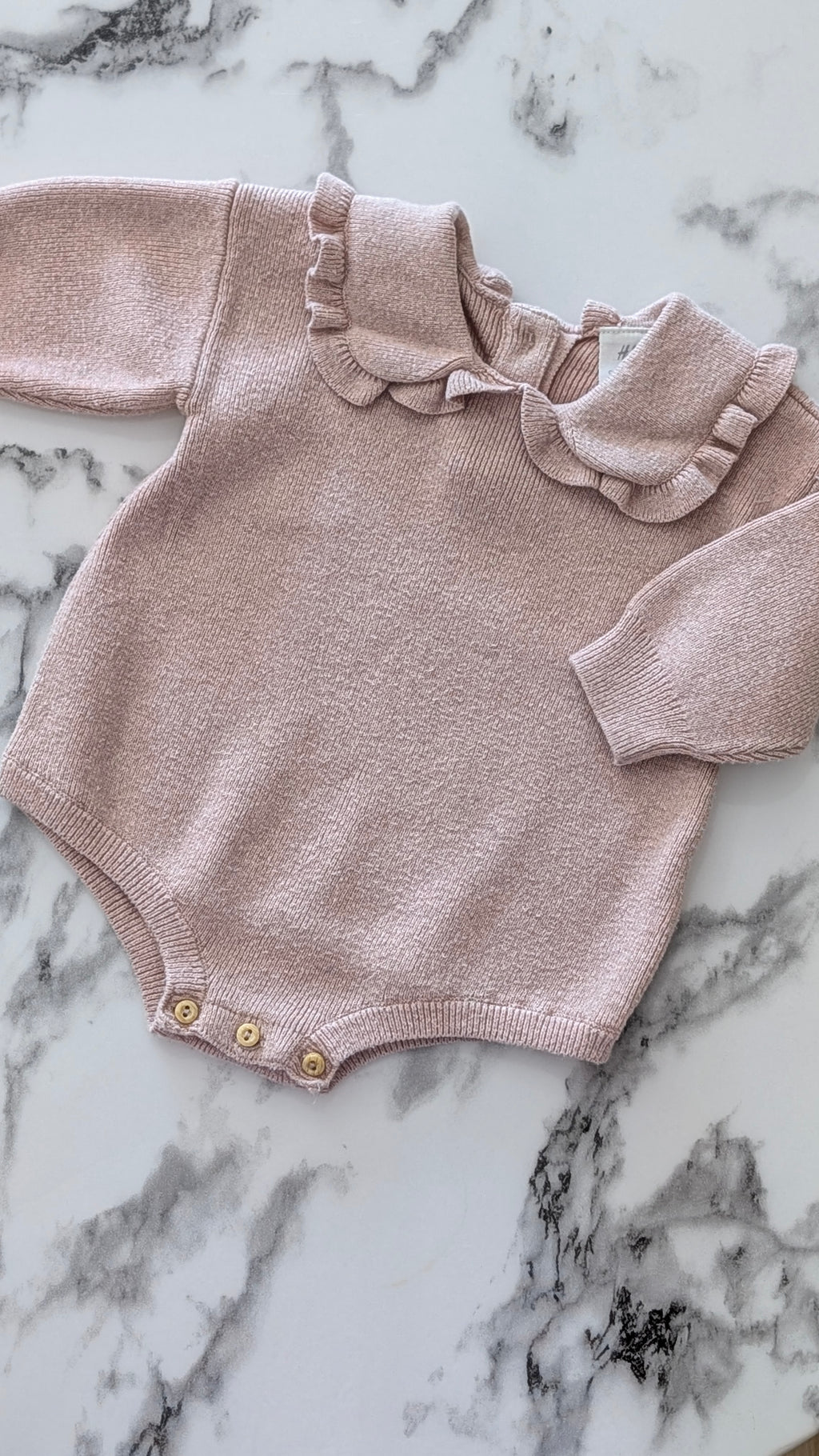 Body rose pâle H&M - 1Mois (56cm)