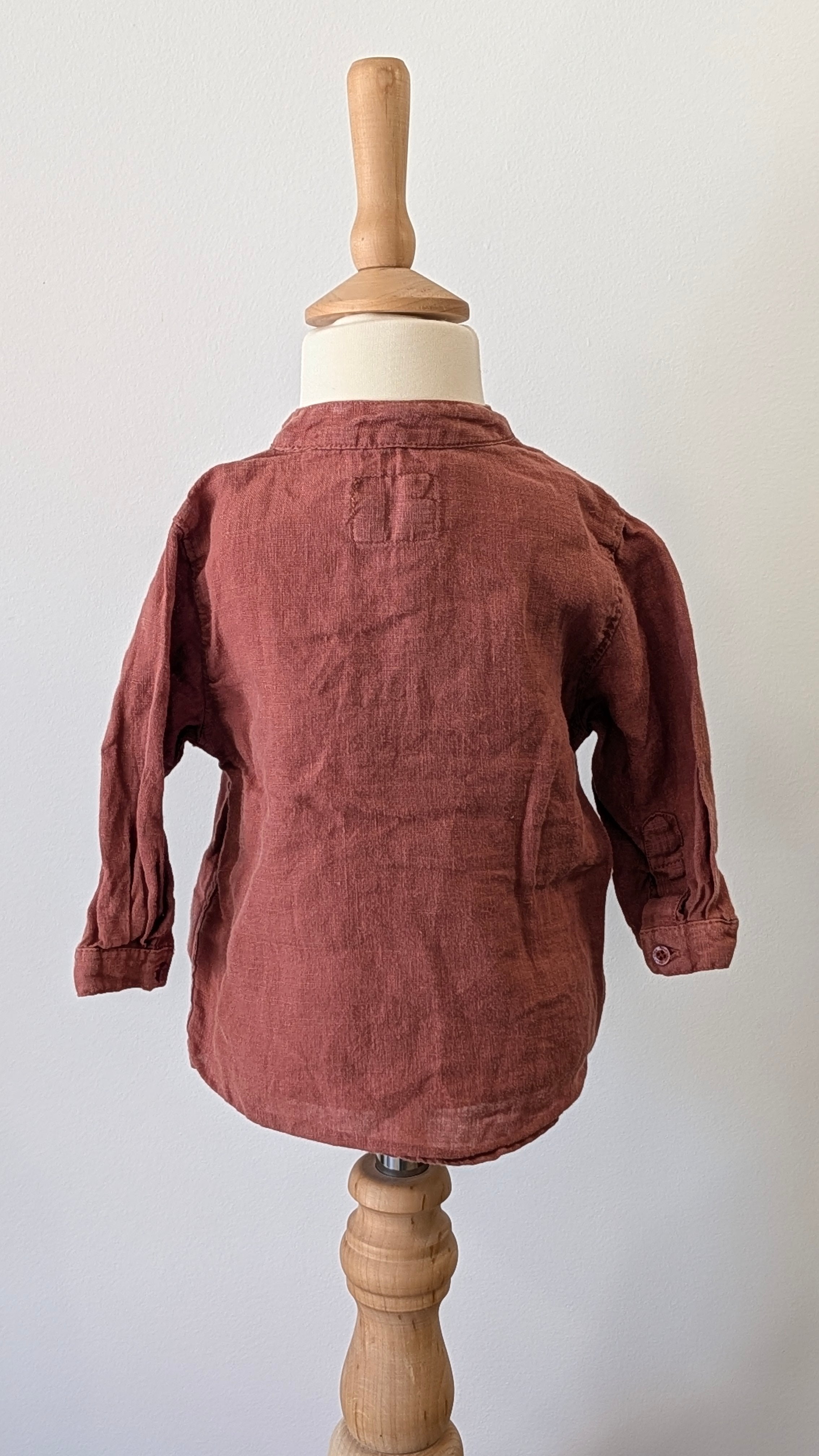 Chemise 100% lin Bout'Chou - 6 mois