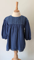 Robe bleue Zara - 36 Mois