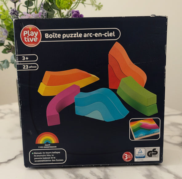 Puzzle arc-en-ciel - 3 ans+