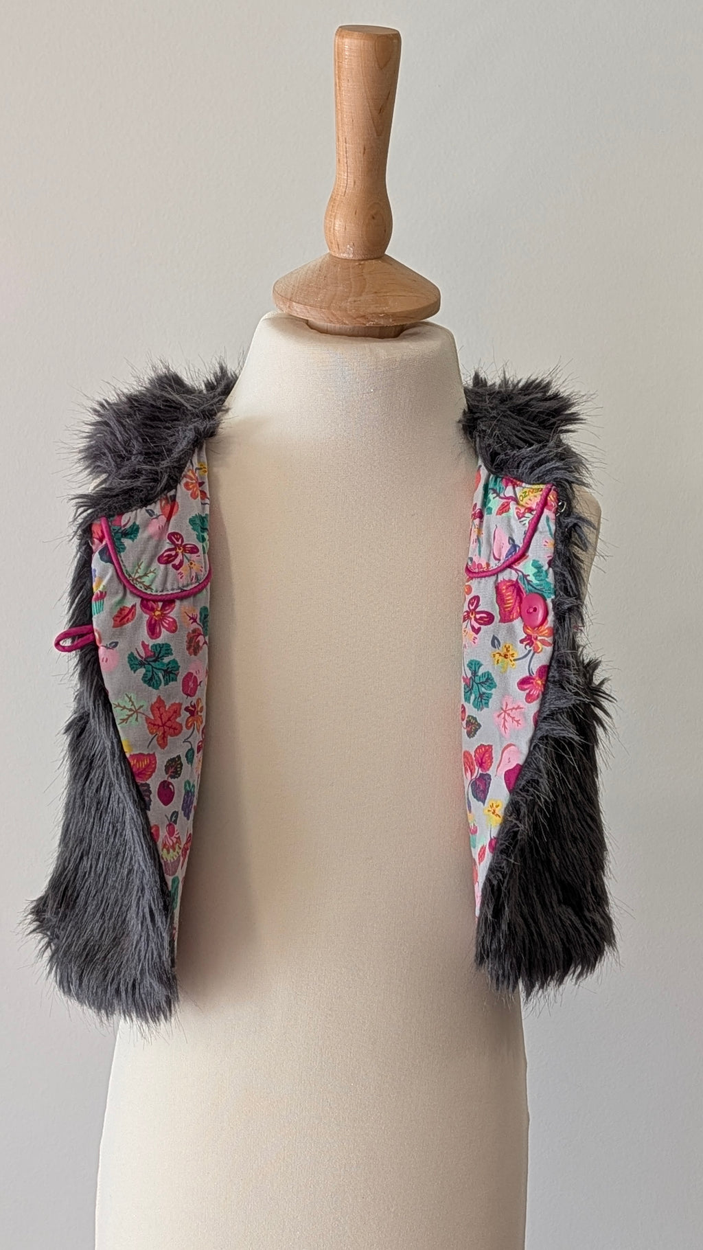 Gilet kenzo fausse fourrure - 18 Mois