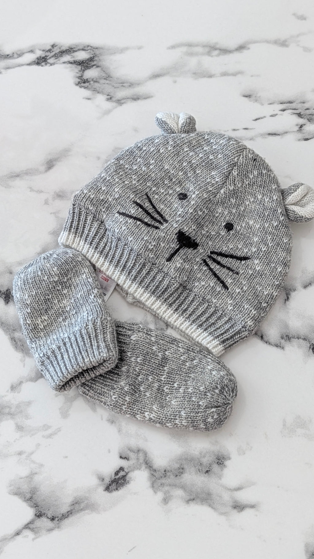 Bonnet et gants M&S - 12Mois
