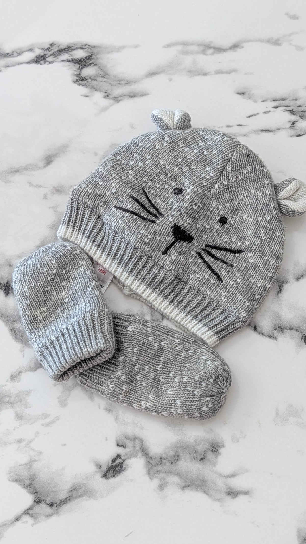 Bonnet et gants M&S - 12Mois
