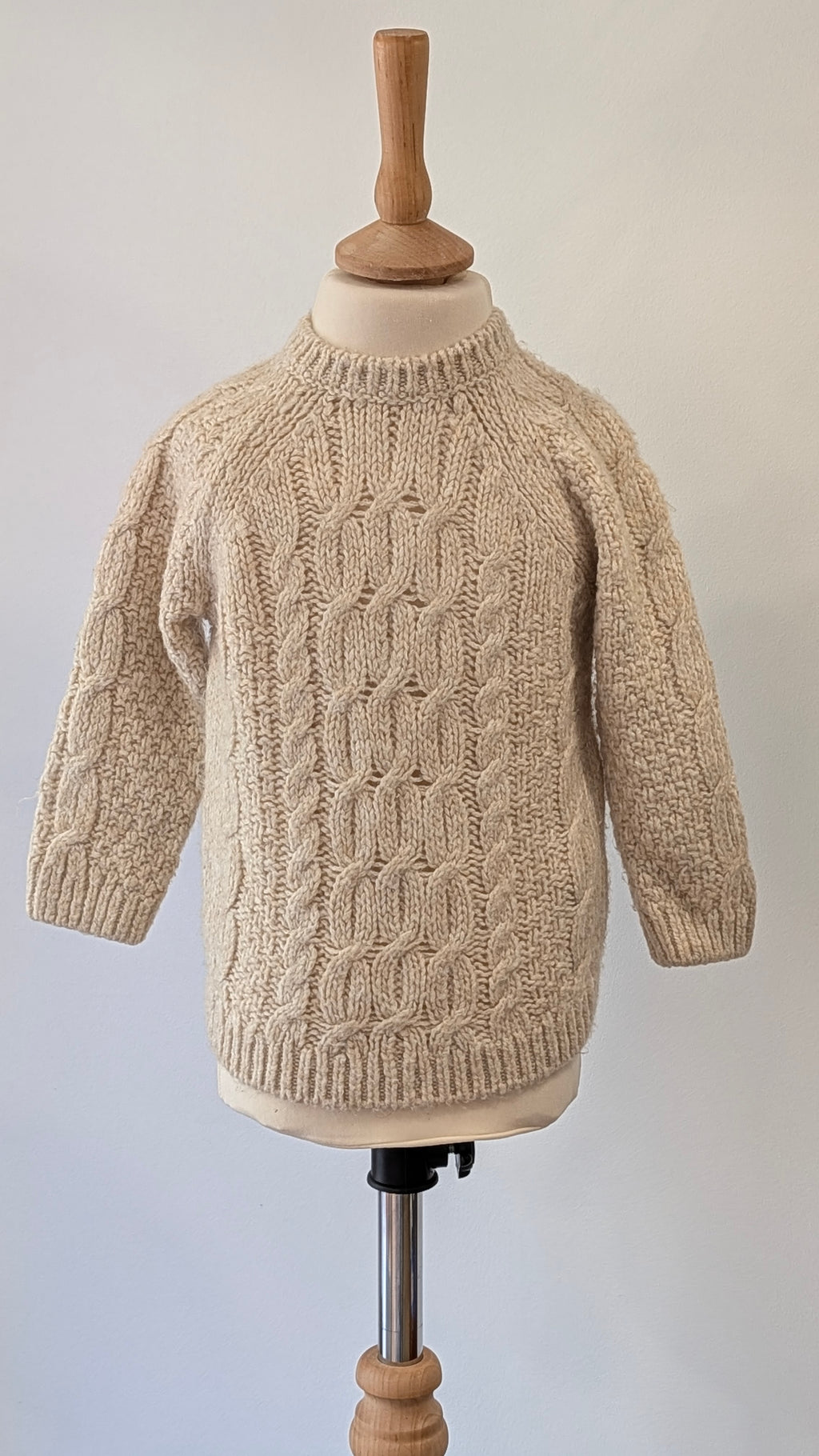 Pull tricot beige - 18 Mois