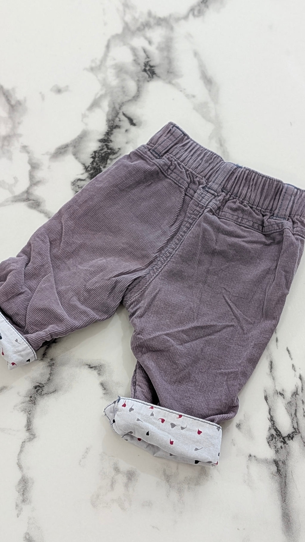 Pantalon Verbaudet velour - 1 Mois
