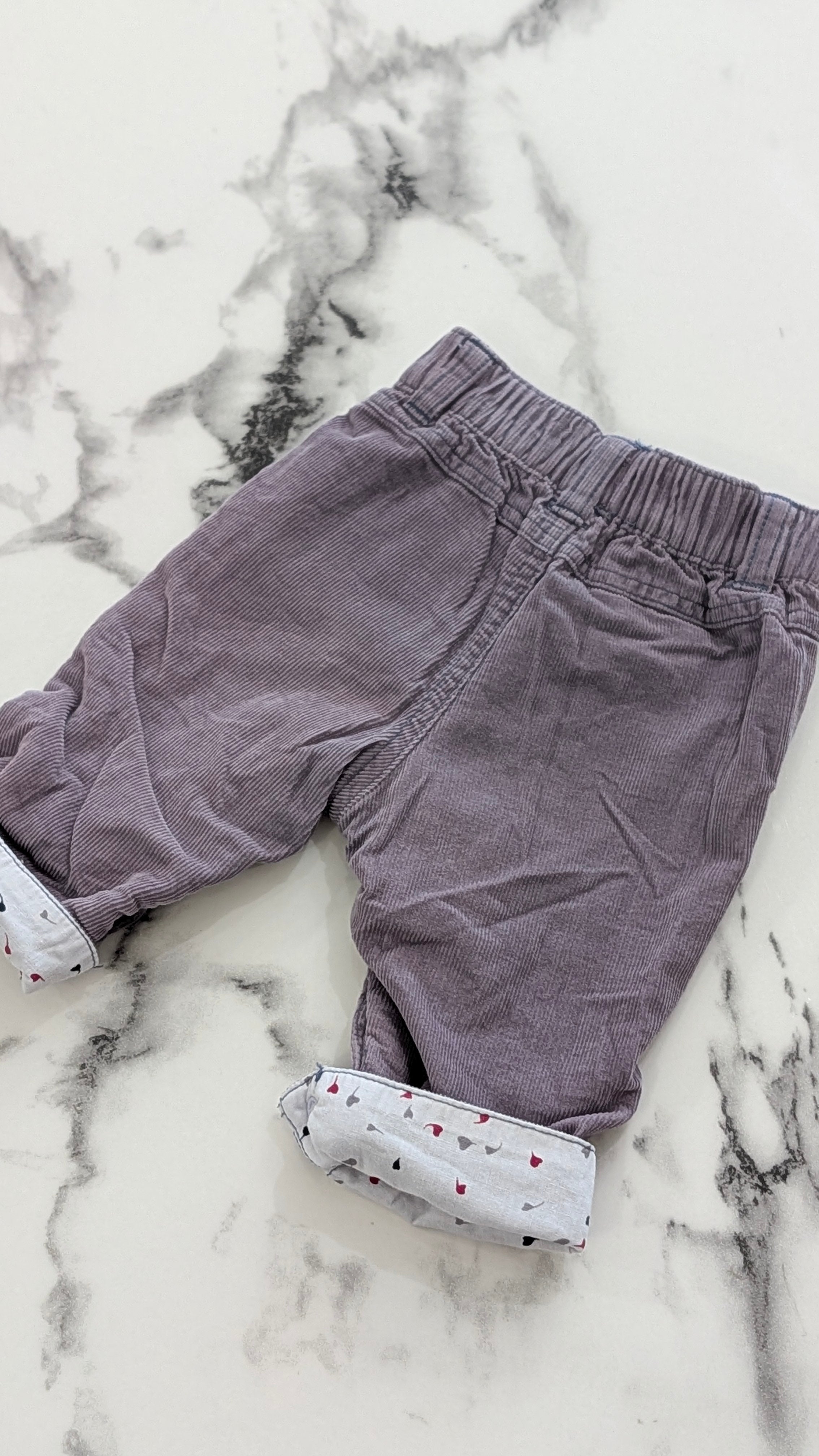 Pantalon Verbaudet velour - 1 Mois