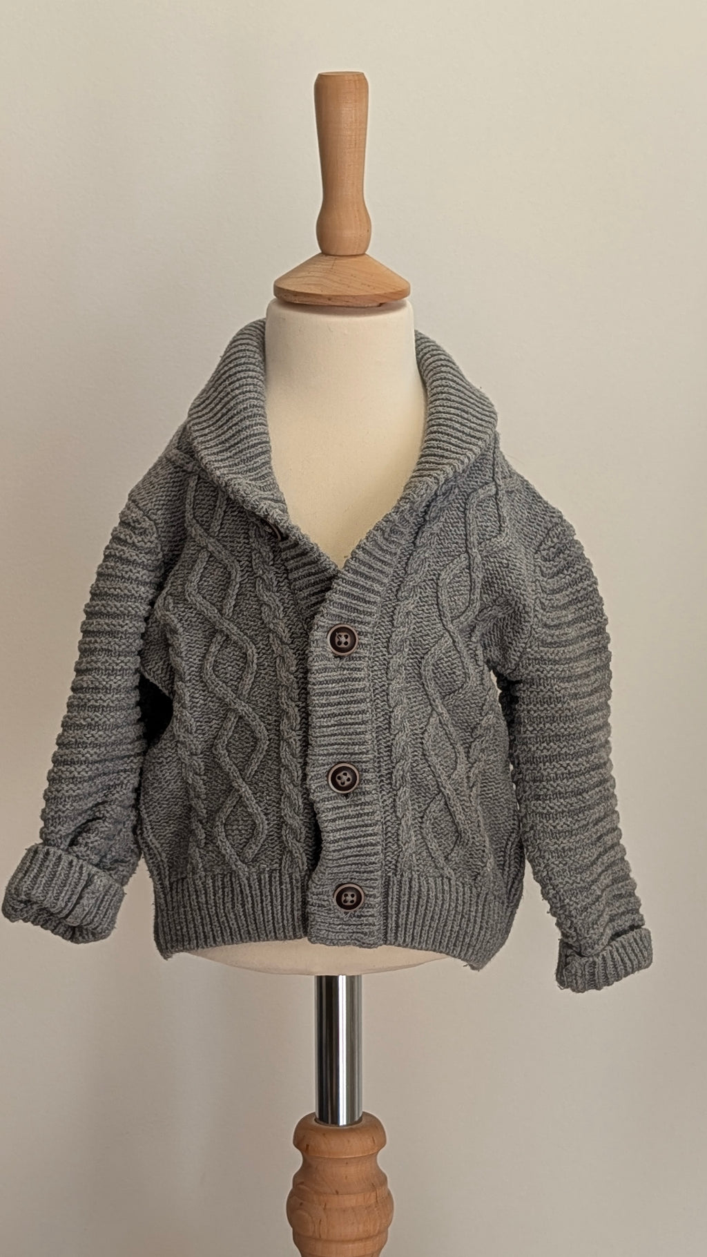 Gilet tricot gris Kiabi - 9 Mois