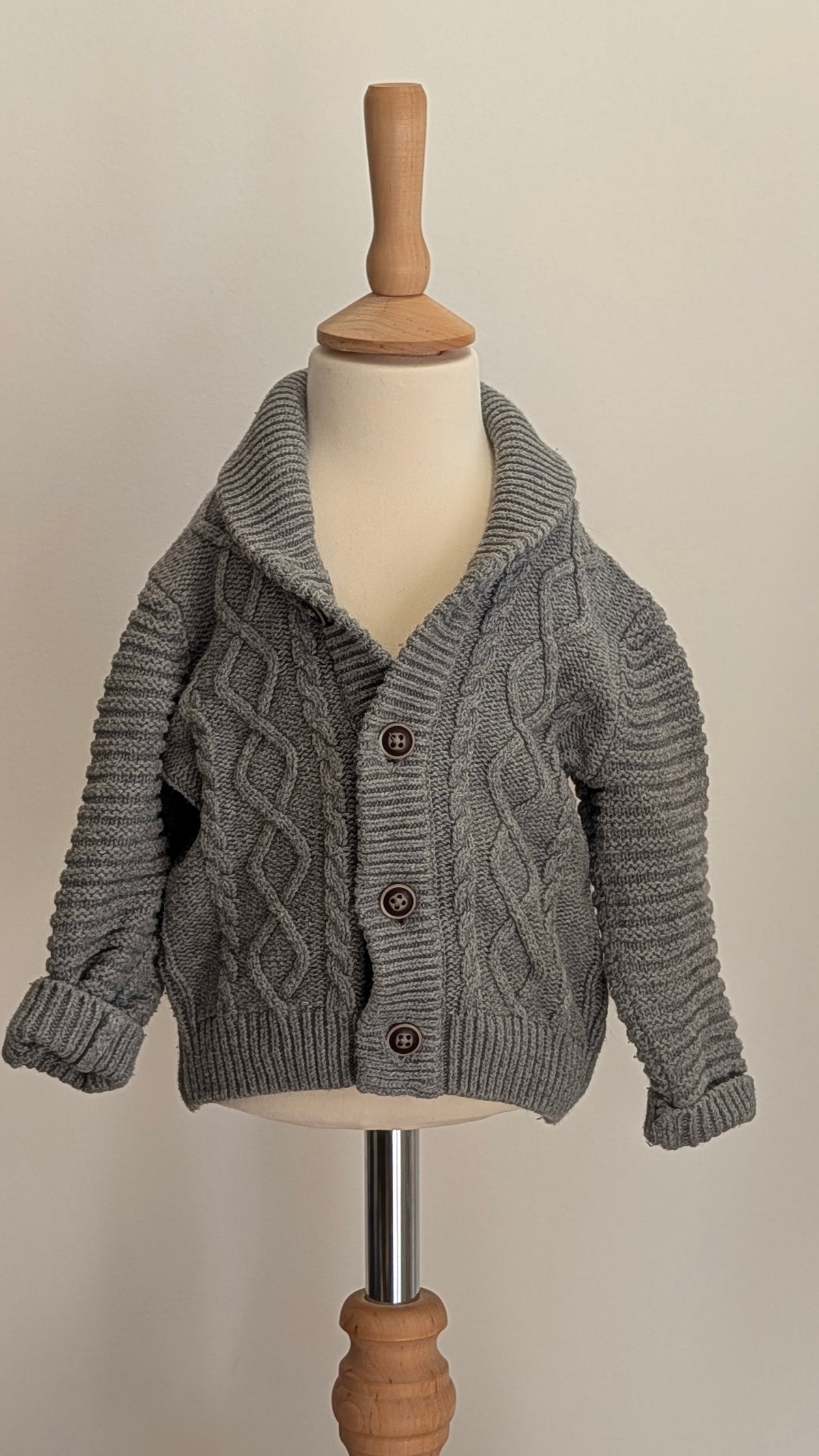 Gilet tricot gris Kiabi - 9 Mois