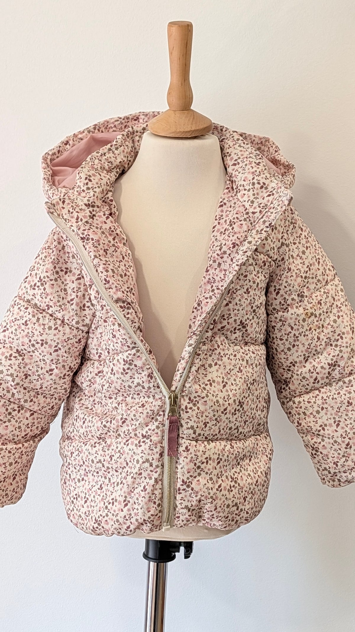 Doudoune H&M fleurs - 24 Mois