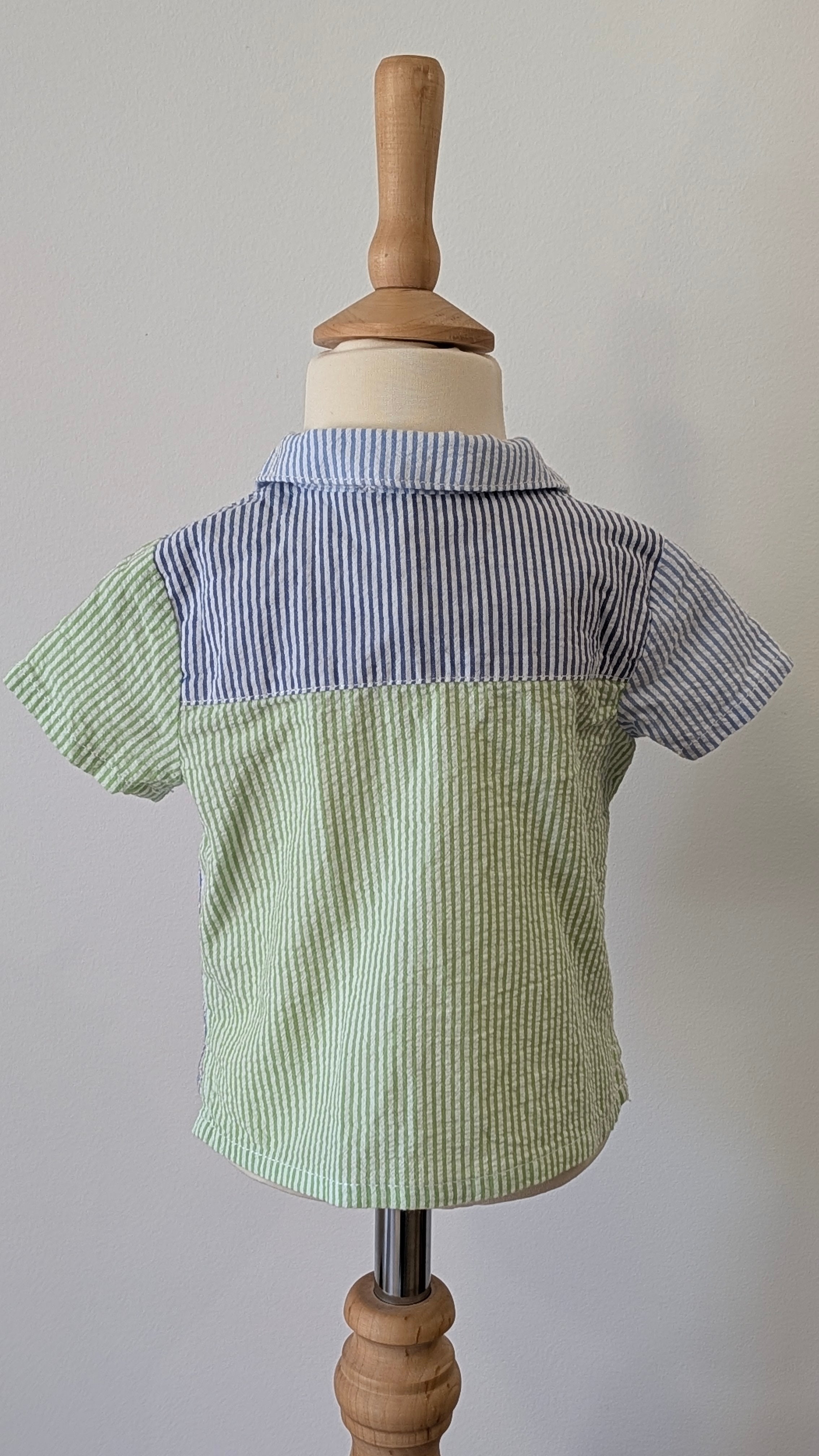 Chemise rayée Bout'chou - 6 Mois