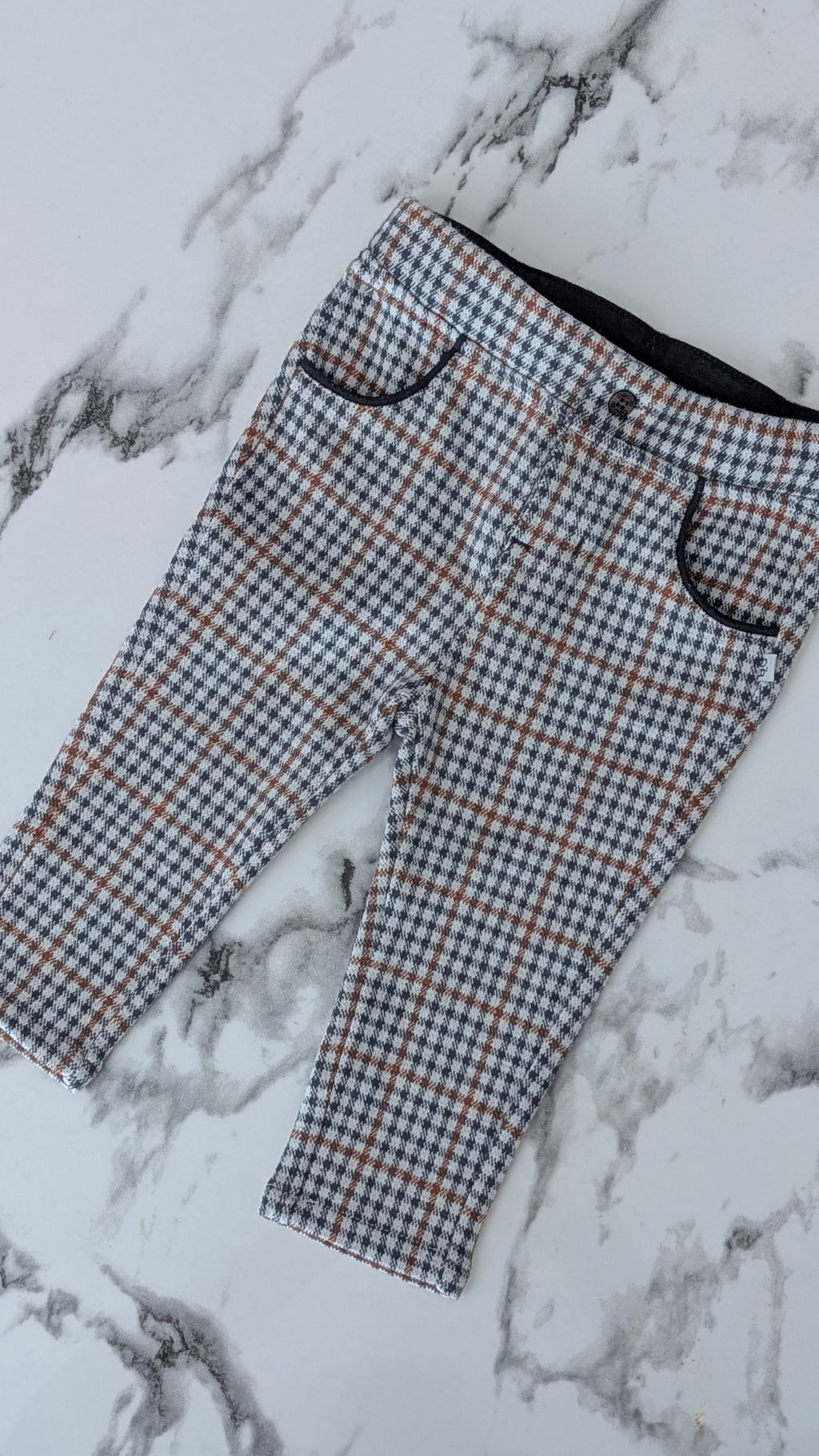 Pantalon carreaux Obaibi - 6 Mois