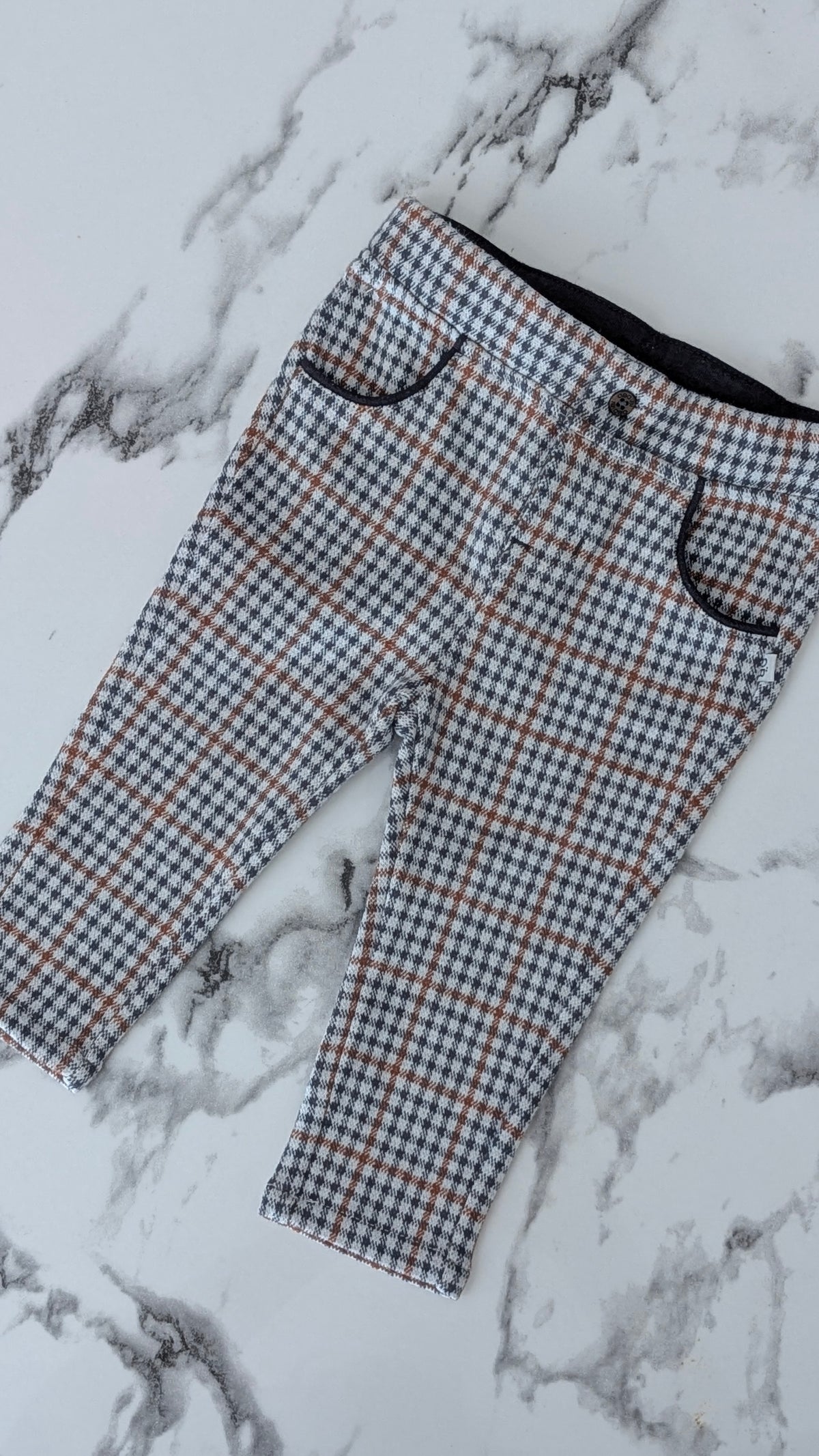 Pantalon carreaux Obaibi - 6 Mois