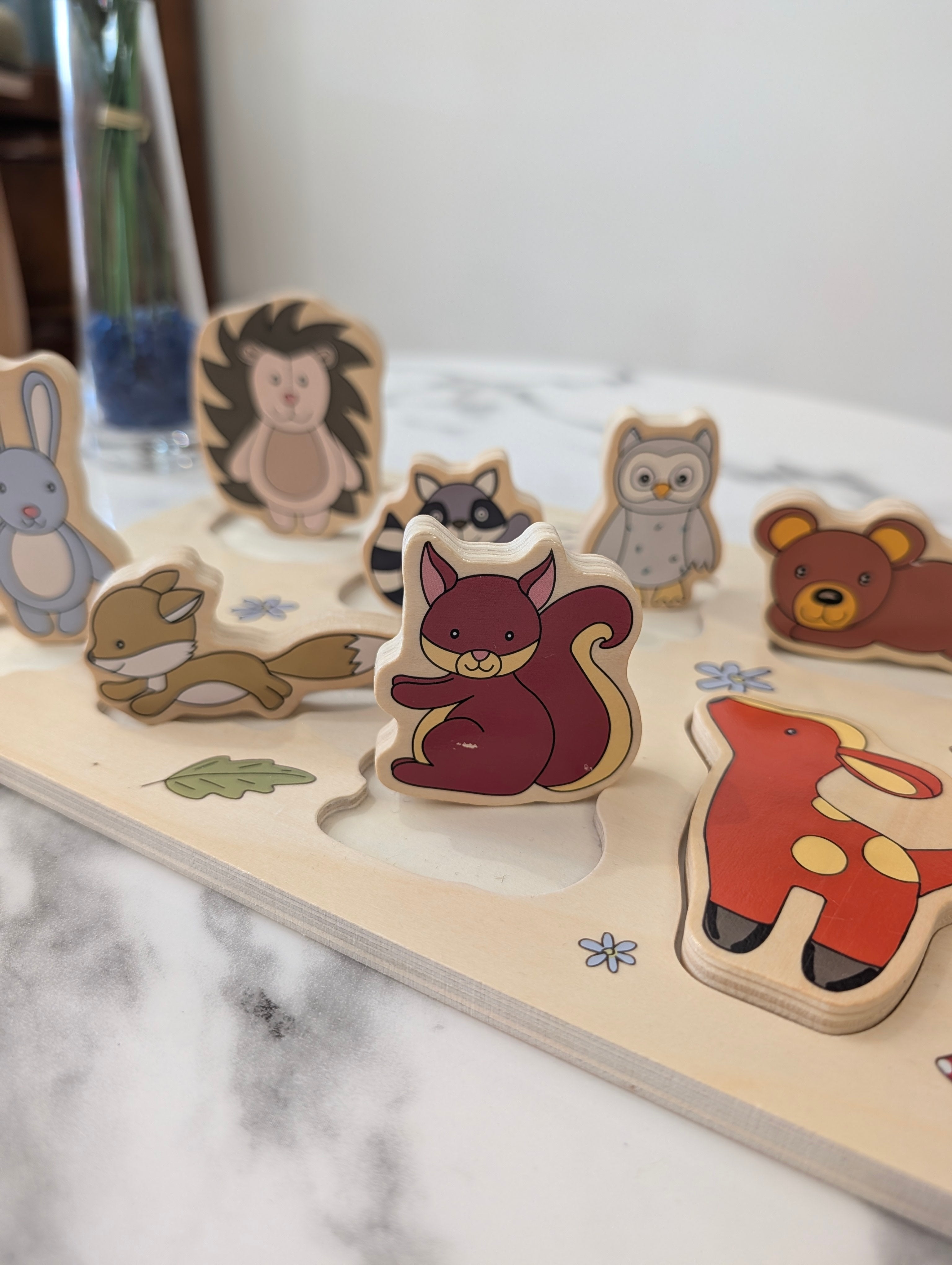 Puzzle forme en bois - 2 ans+