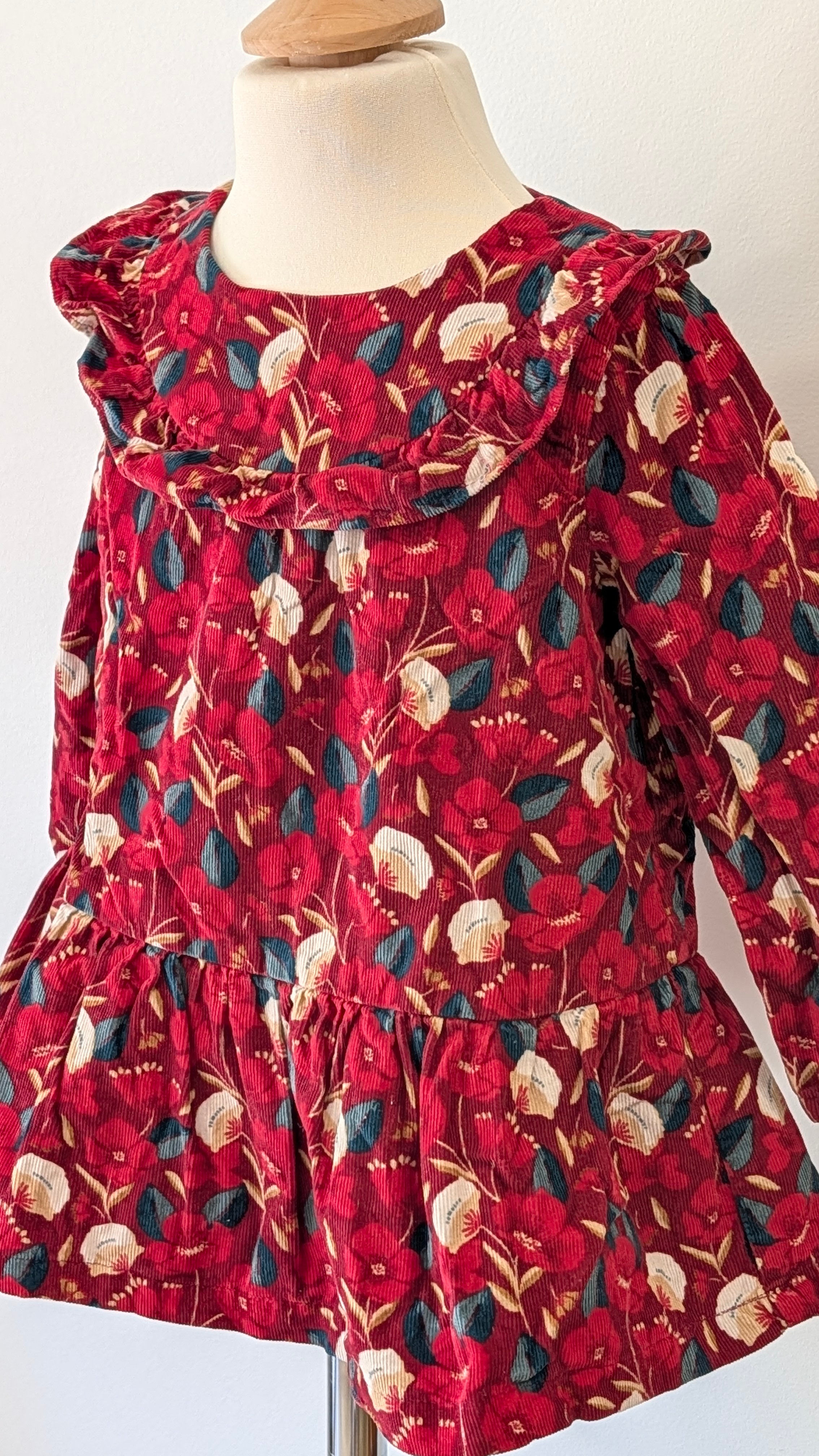Robe Sergent Major rouge - 24 Mois