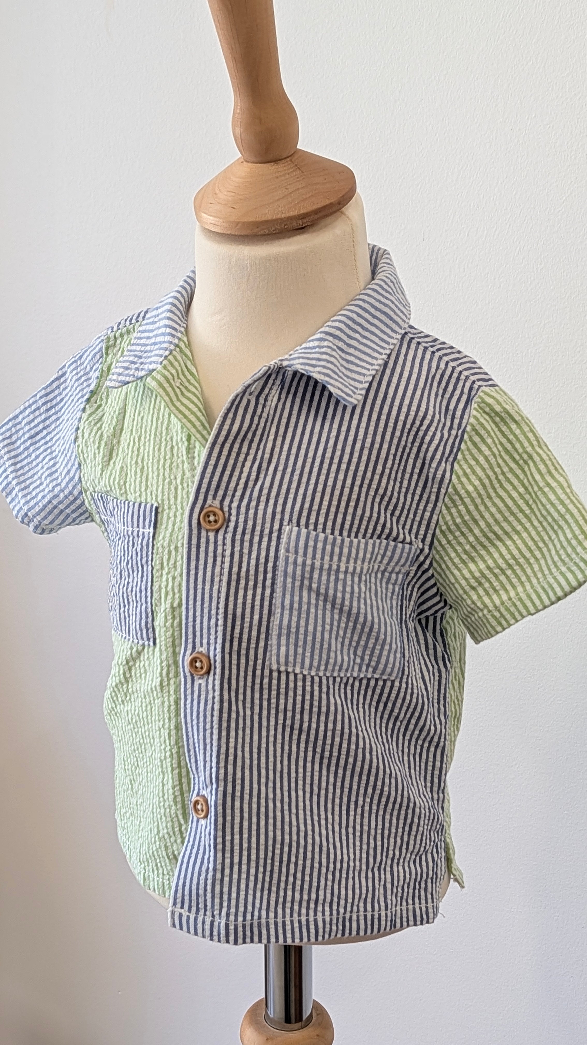 Chemise rayée Bout'chou - 6 Mois