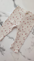 Legging Zara motif pommes - 9 Mois