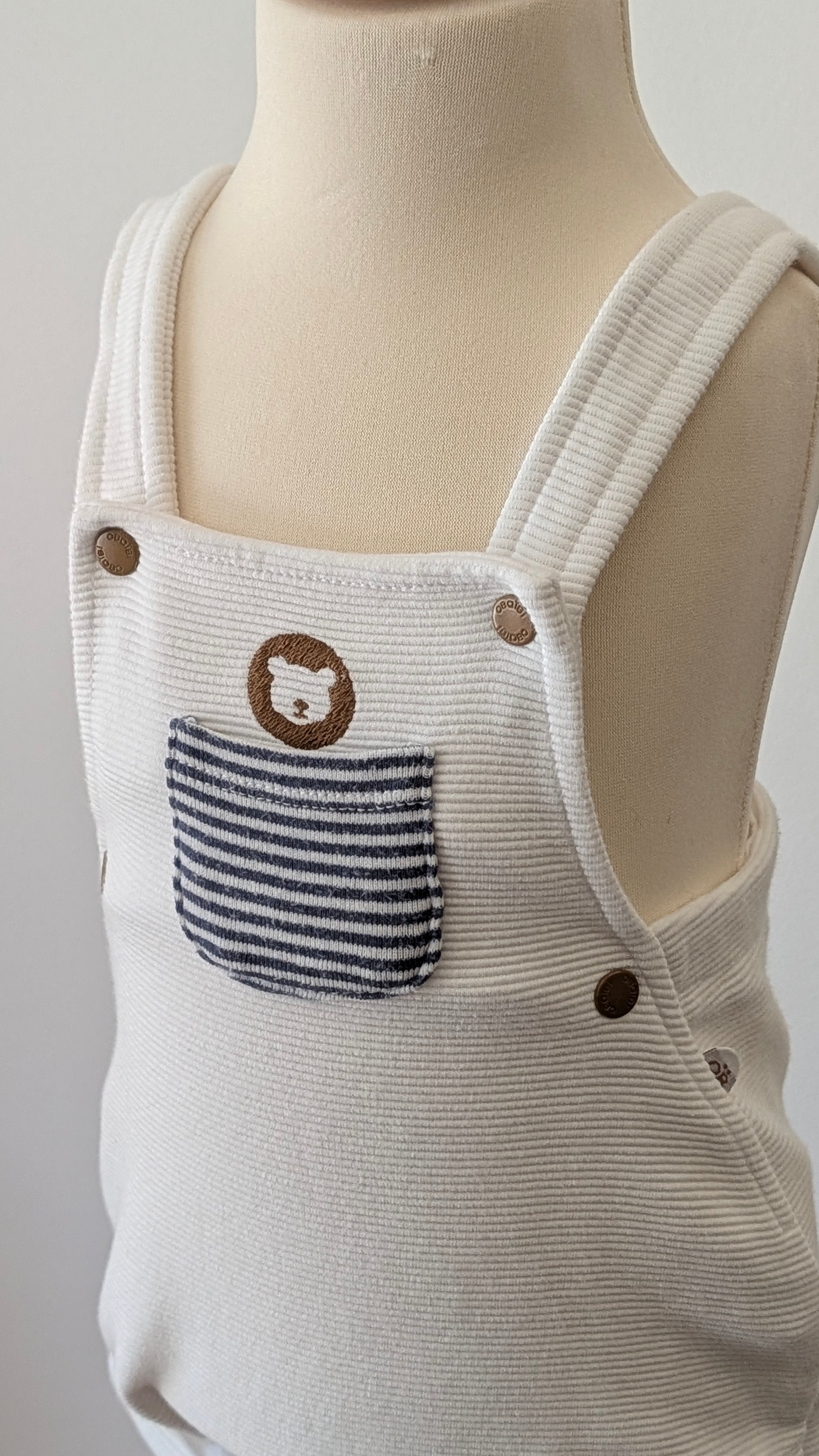 Salopette short Obaibi - 3 mois