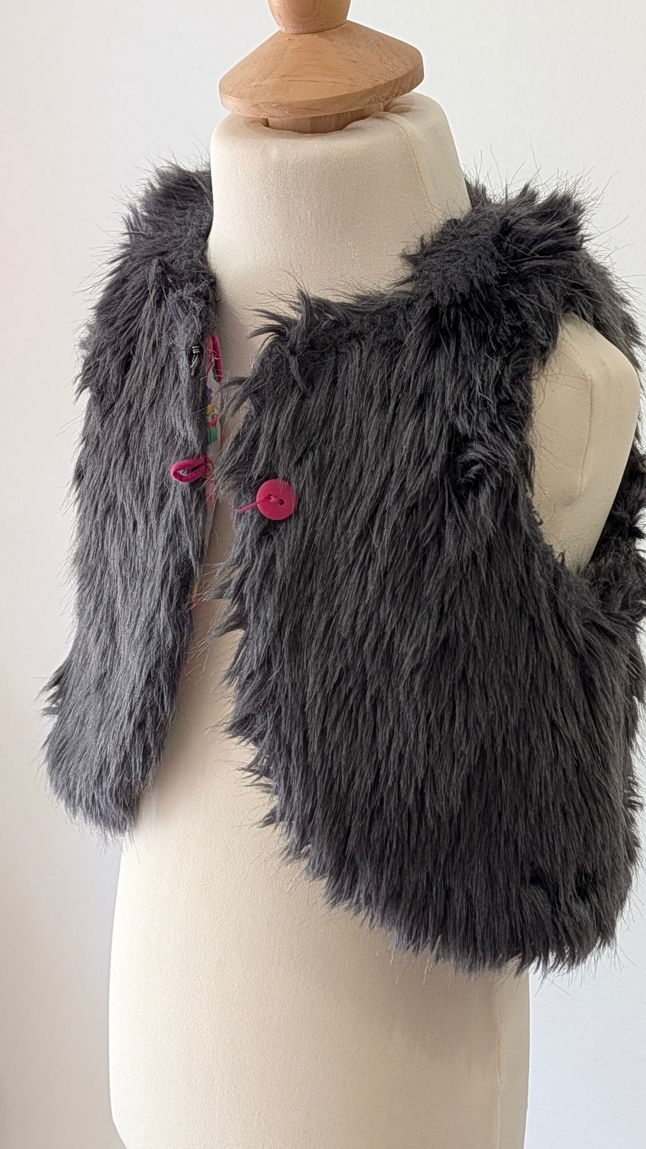 Gilet kenzo fausse fourrure - 18 Mois