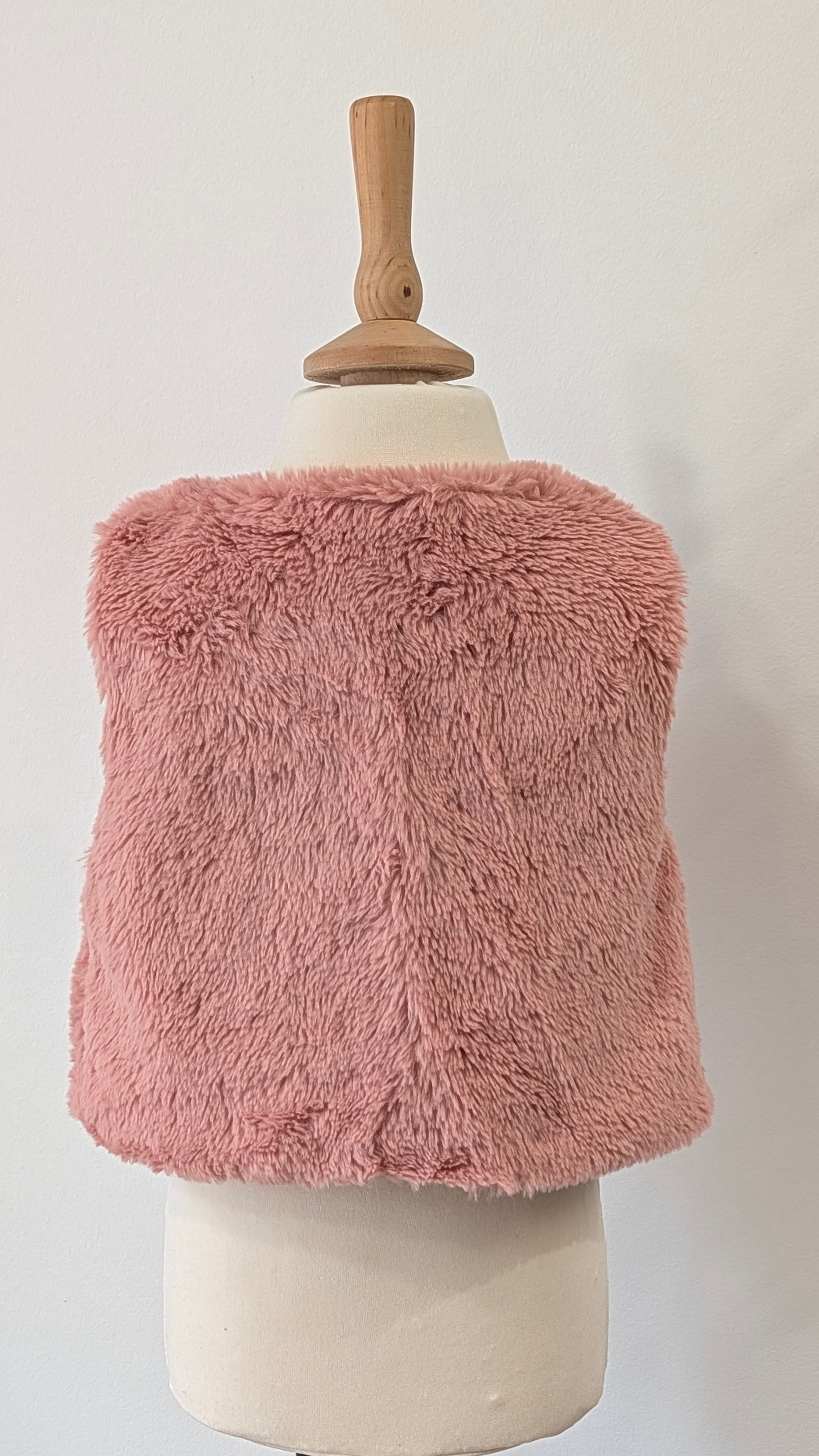 Gilet Moumoute rose C&A - 36 Mois