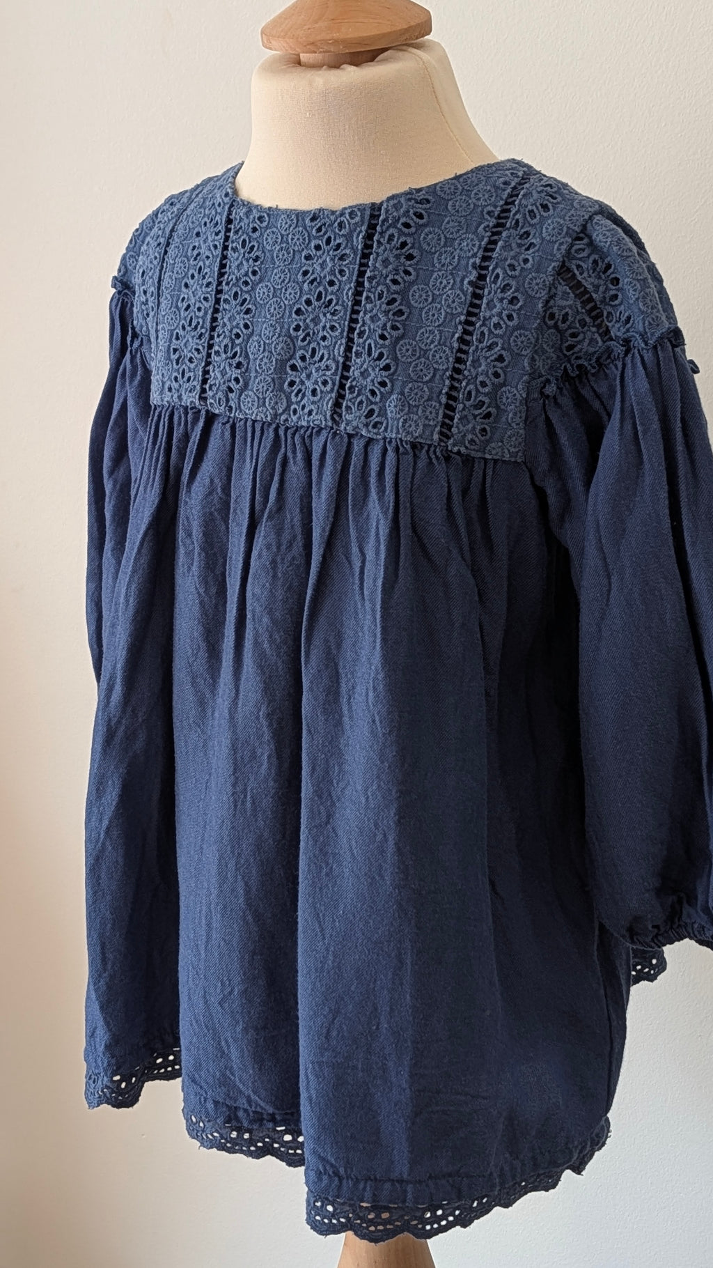 Robe bleue Zara - 36 Mois