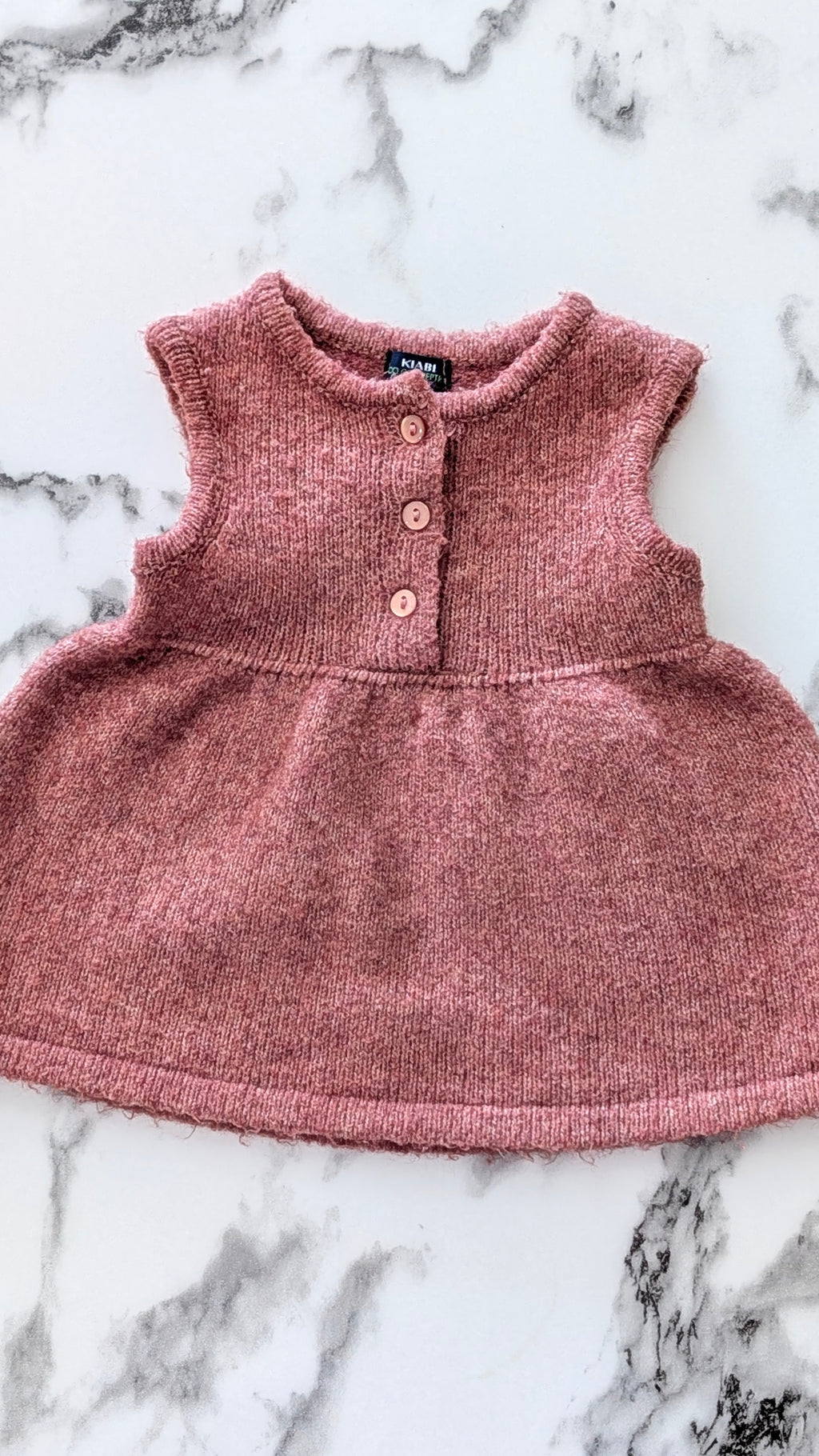 Robe Kiabi brique - 1Mois (55cm)