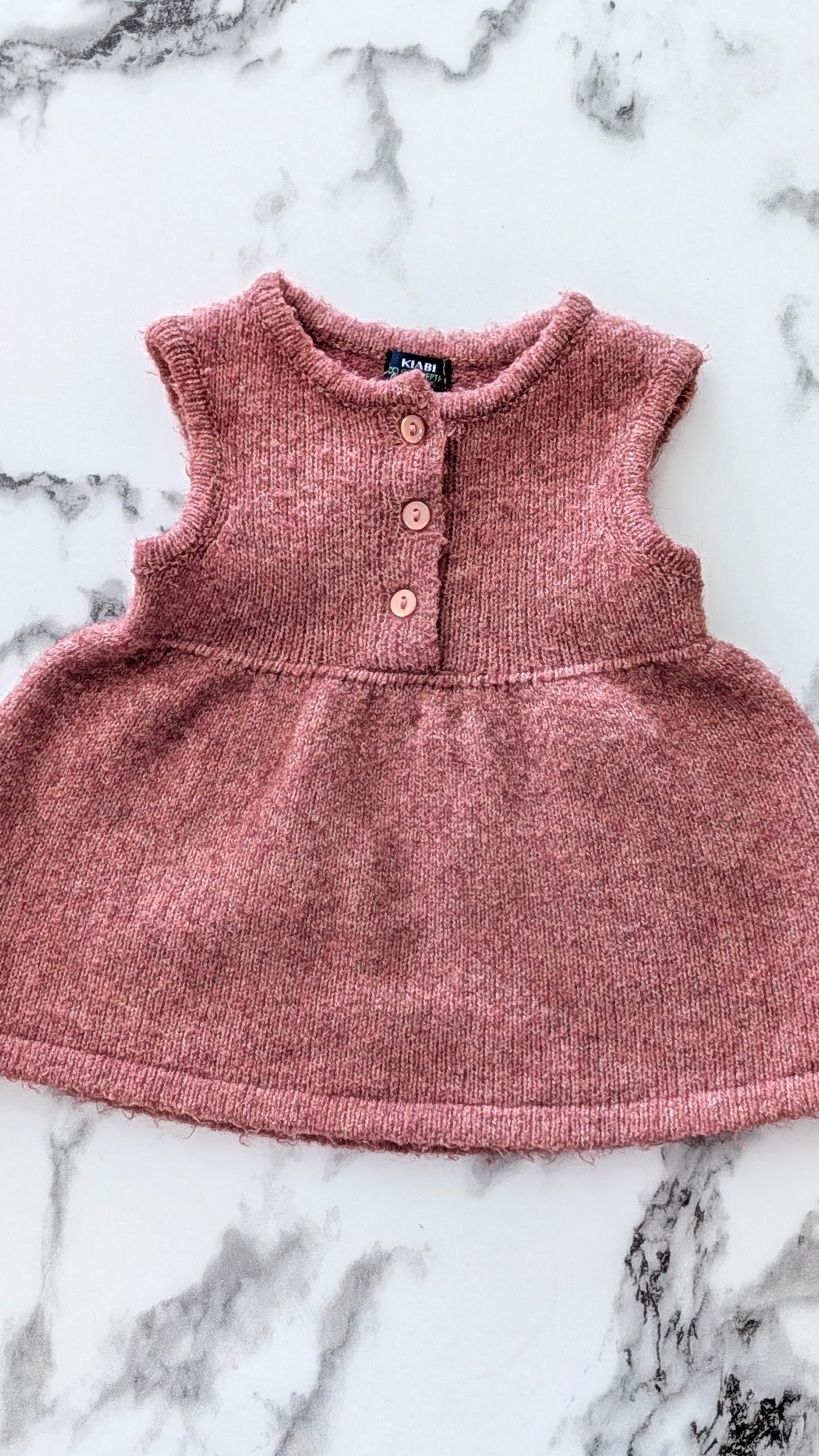 Robe Kiabi brique - 1Mois (55cm)